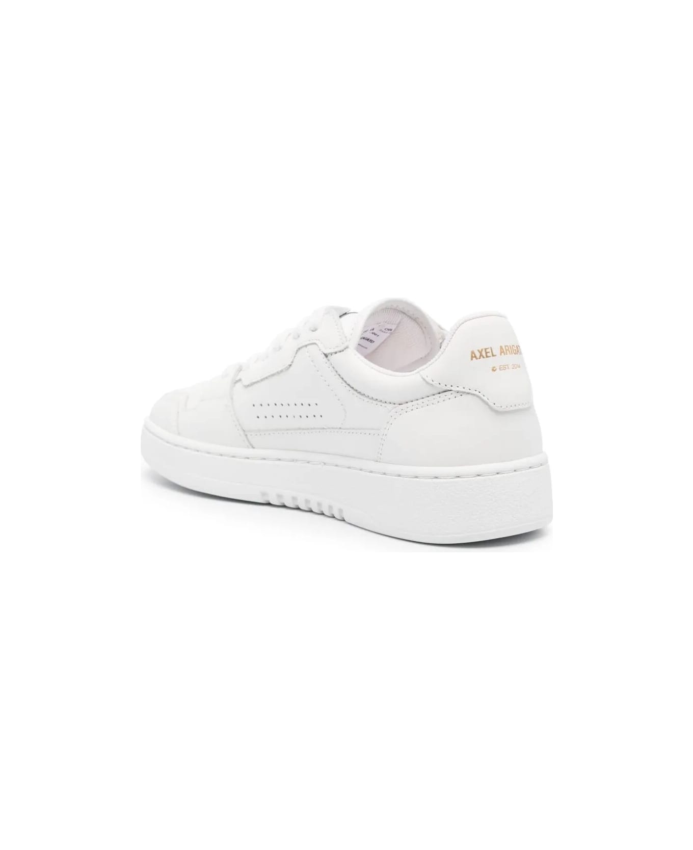 Axel Arigato Dice Lo Leather Sneakers - WHITE/WHITE