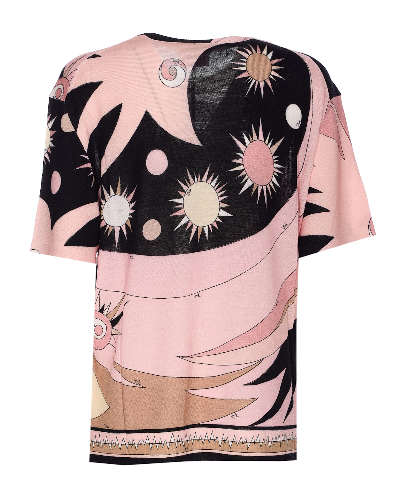 Pucci Star Print T-shirt - Red