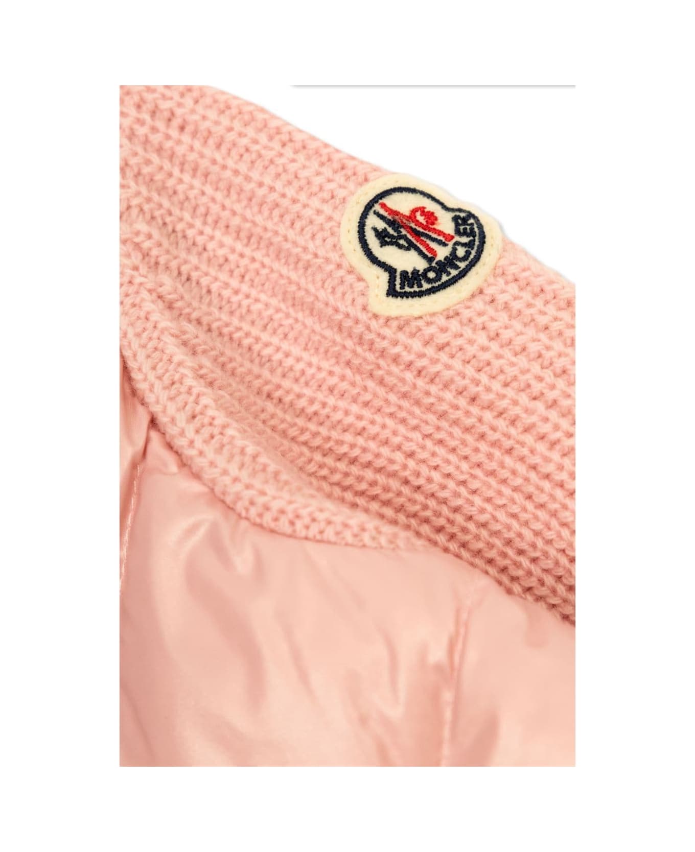 Moncler Pink Cadigan Baby Girl - Pink