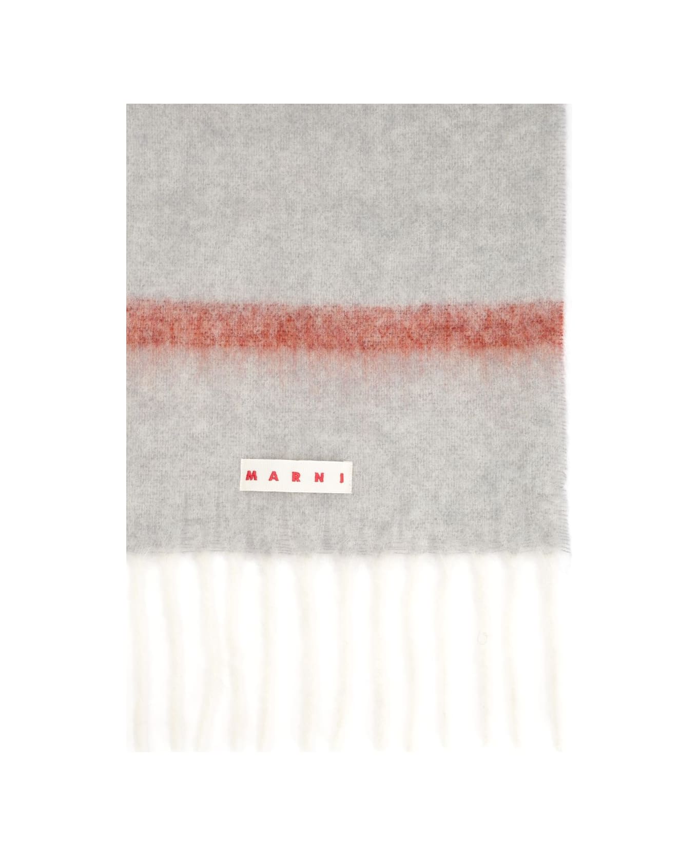 Marni Striped Alpaca Scarf - MOCCASIN