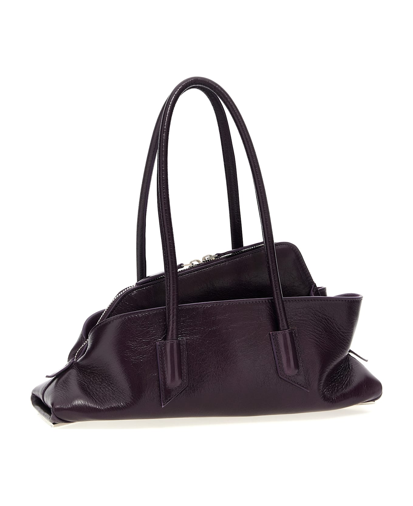 The Attico 
la Passeggiata Small
 Shoulder Bag - Purple