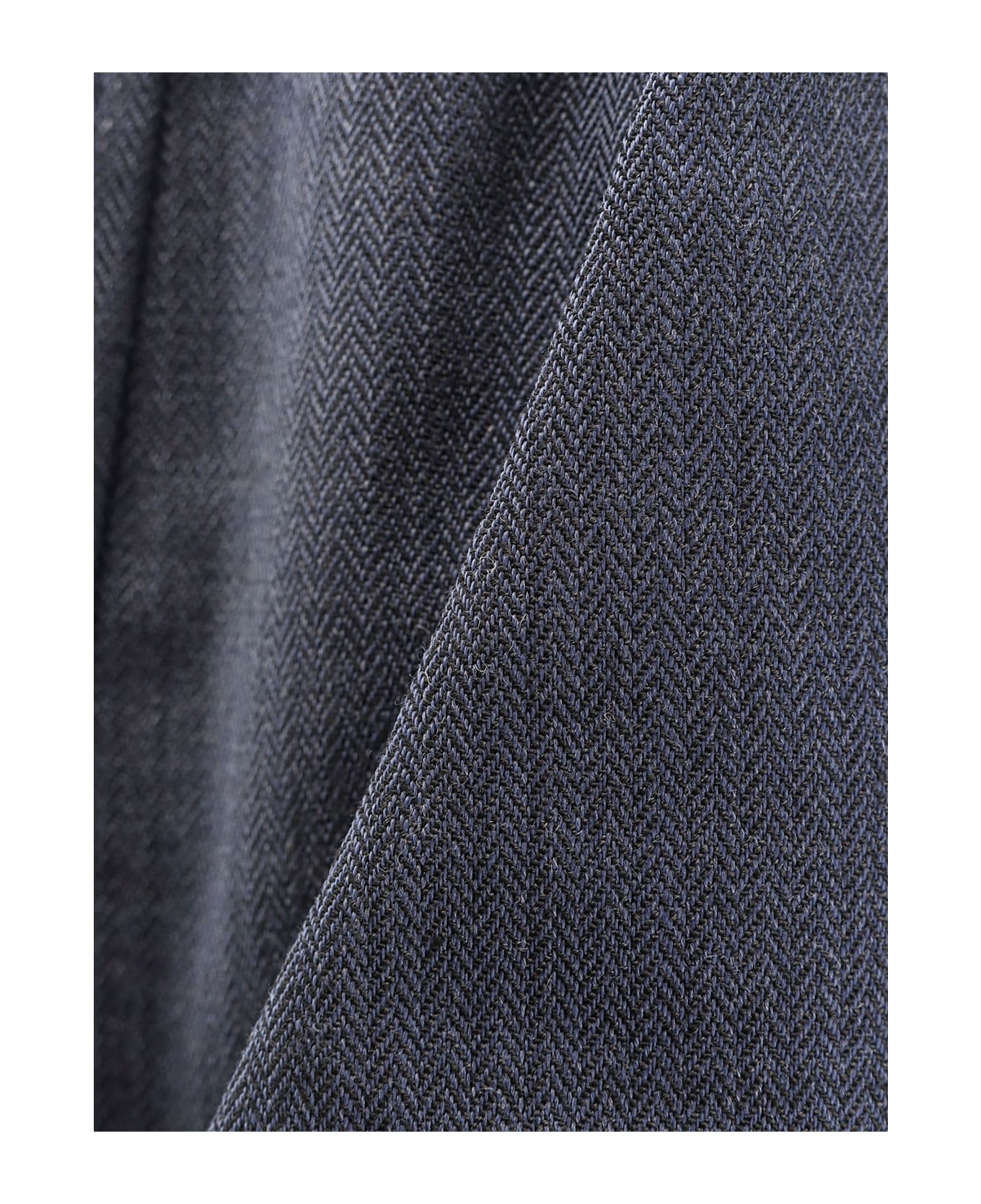 Pinko Scarola Textured Wool Bermuda Shorts - Blue