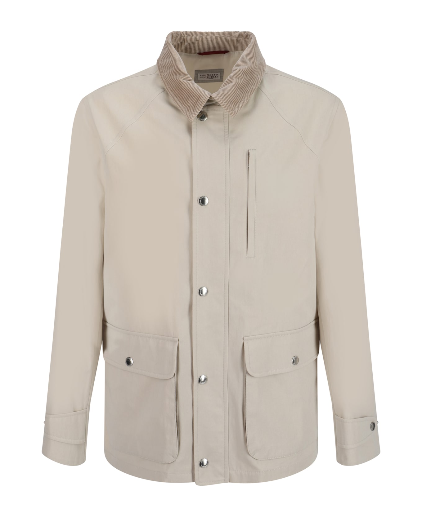 Brunello Cucinelli Jacket - Ghiaccio+bianco