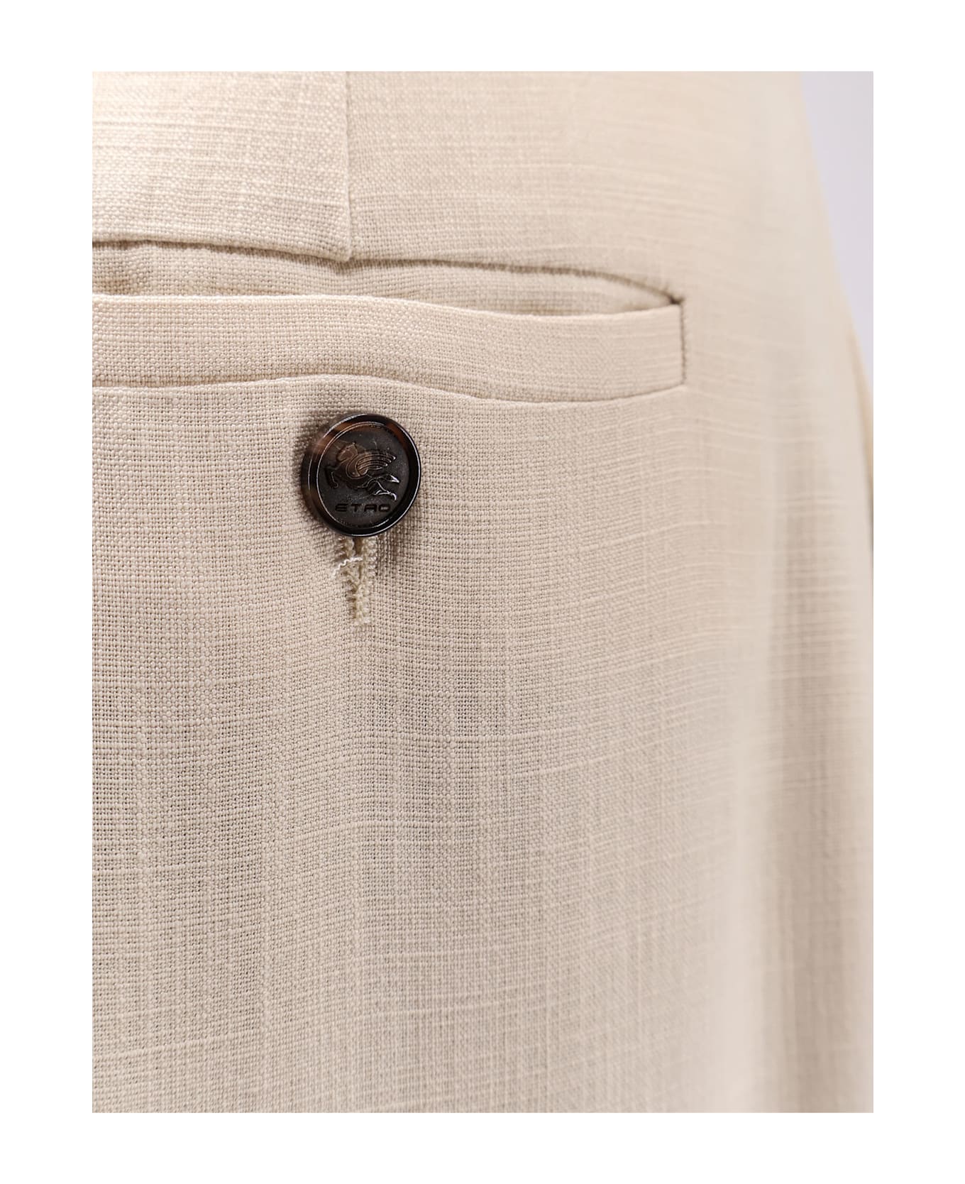 Etro Viscose Trousers - Ivory