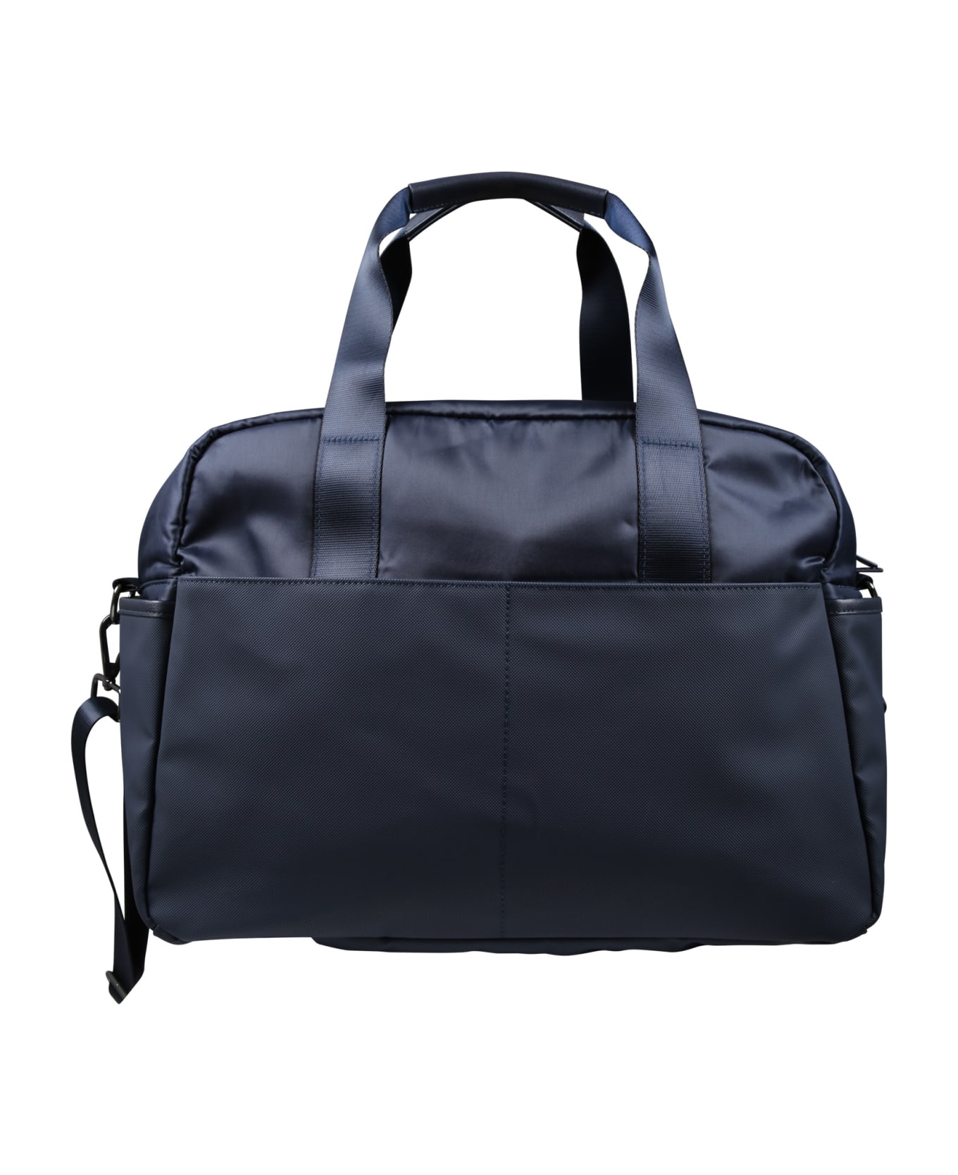Hugo Boss Bleu Mother Bag For Baby Boy With Logo - Blue