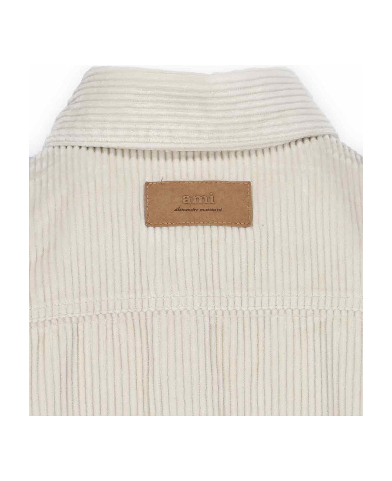 Ami Alexandre Mattiussi Corduroy Shirt - White
