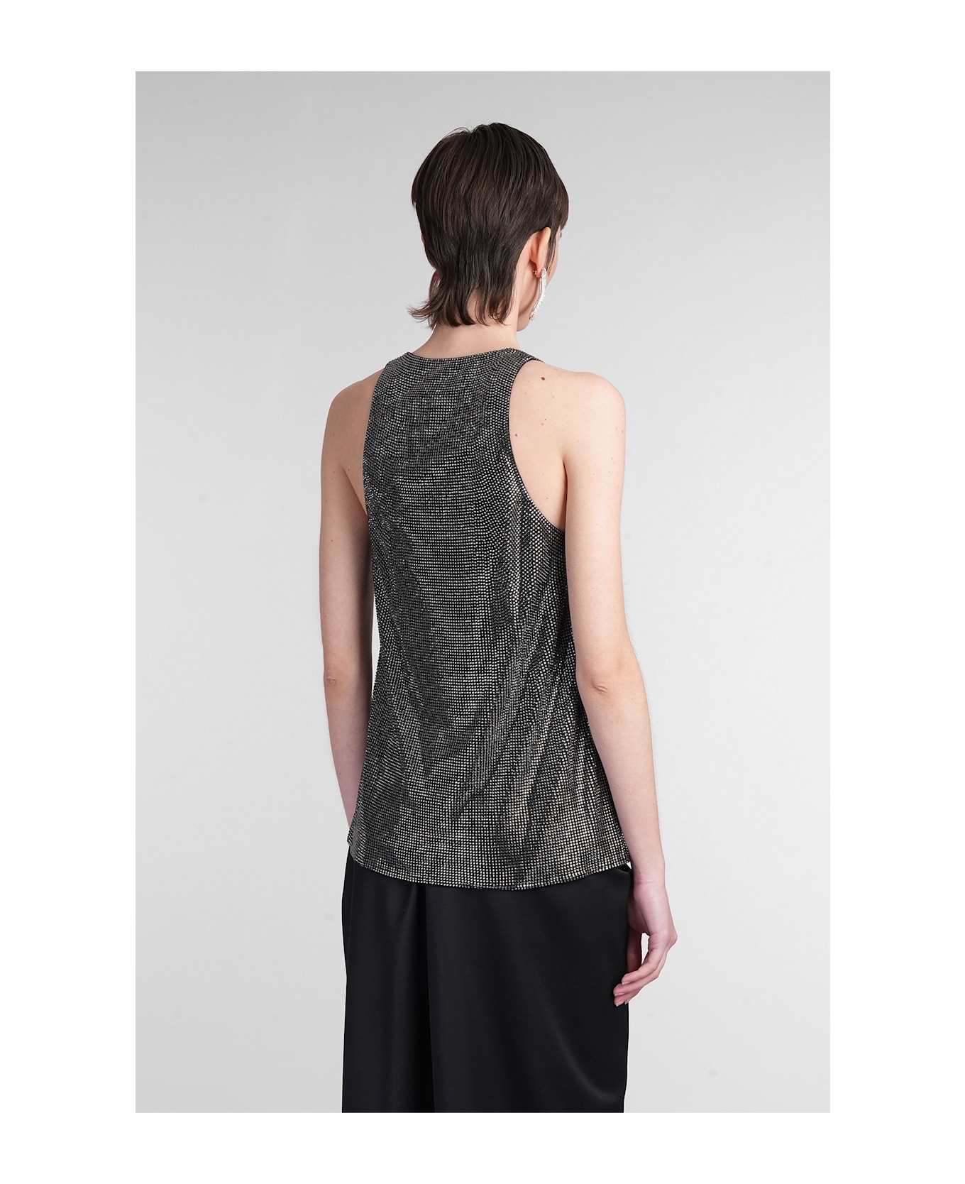 Giuseppe di Morabito Tank Top In Black Viscose - black