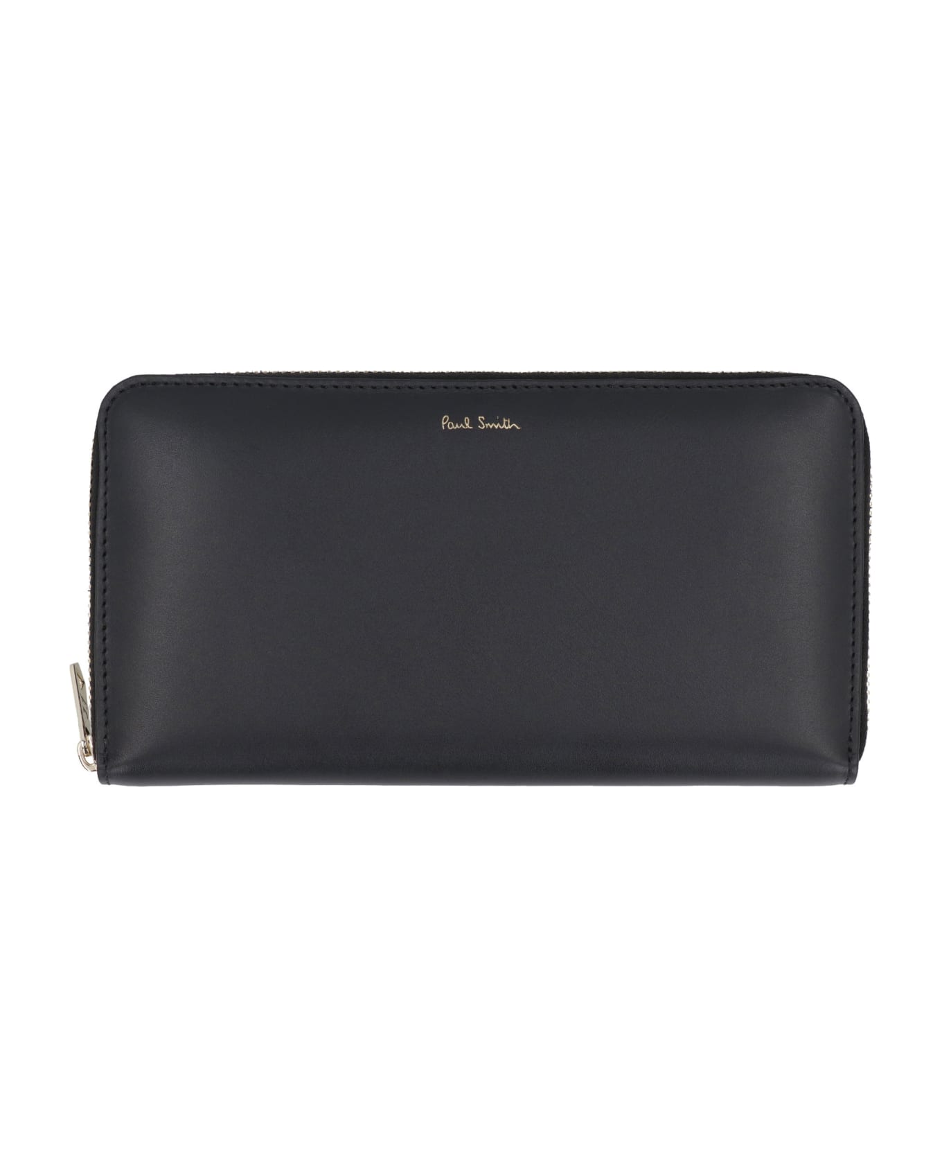 Paul Smith Leather Zip Around Wallet - black 財布