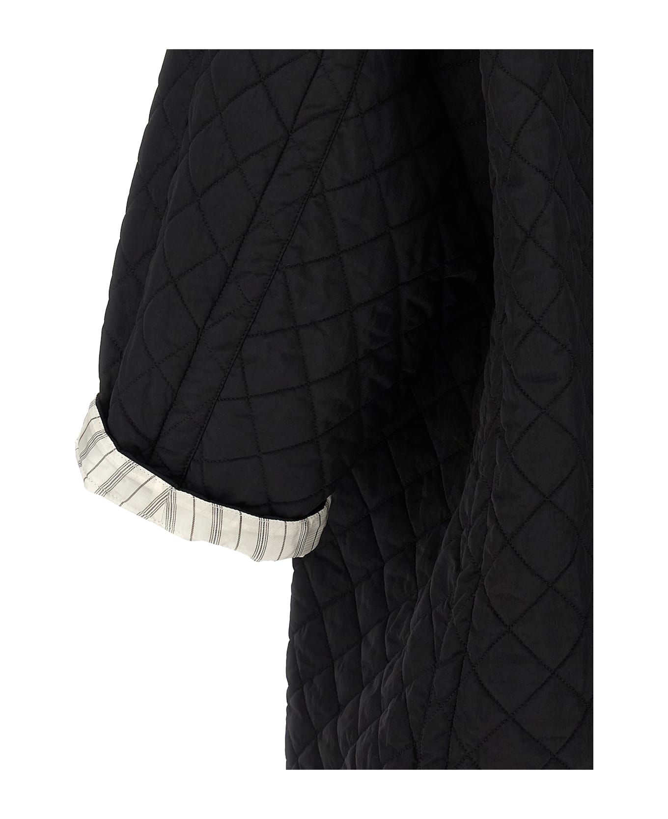Maison Margiela Quilted Coat - Black  
