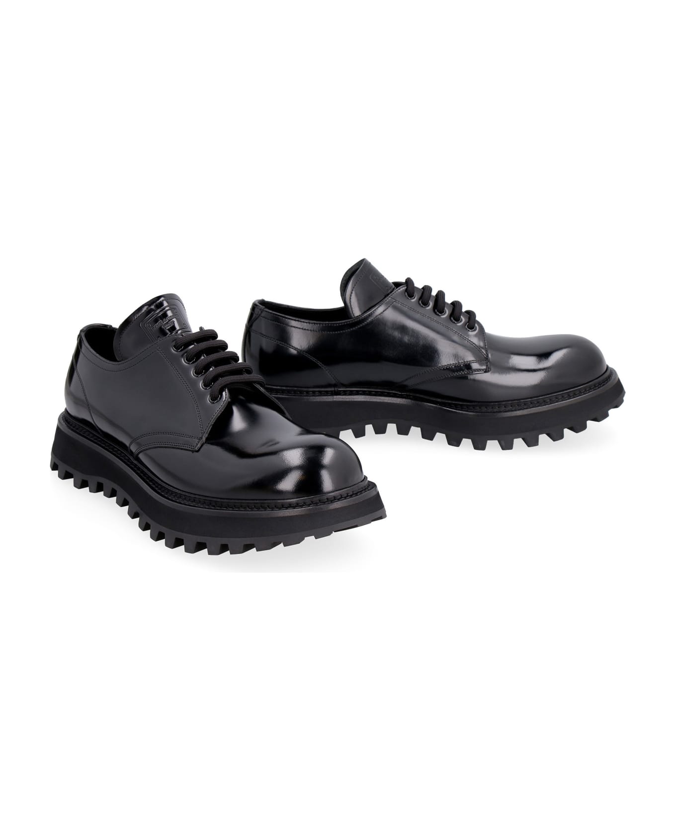 Dolce & Gabbana Derby Shoes - Black ローファー＆デッキシューズ
