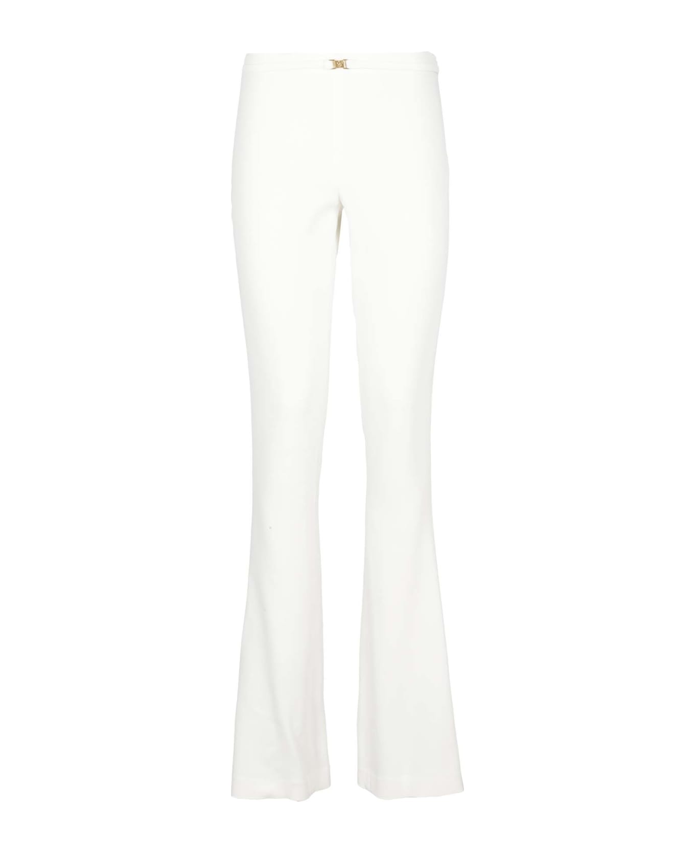 Blumarine Pantalone Cint - Bianco Naturale