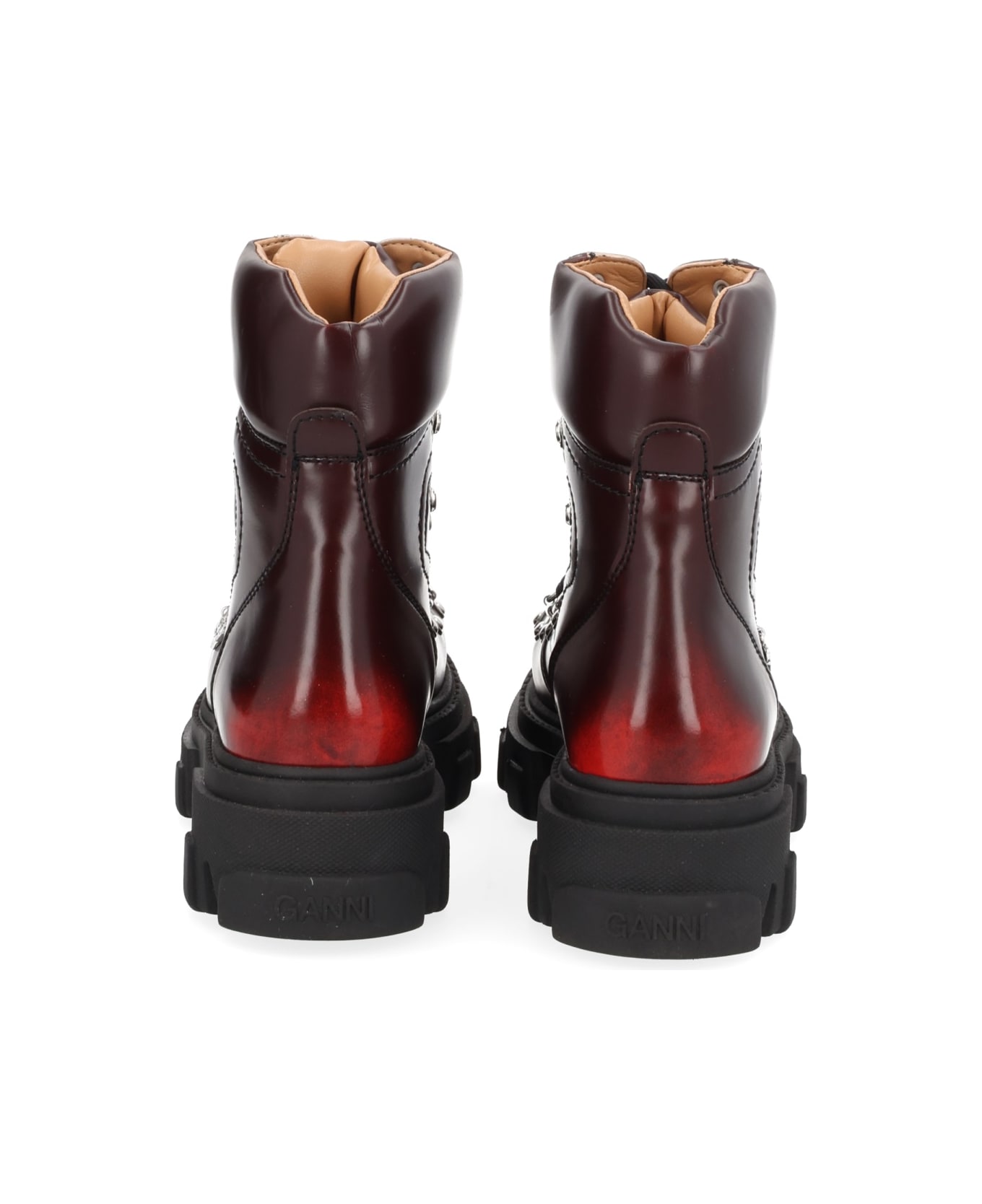 Ganni Hiking Boot - BORDEAUX