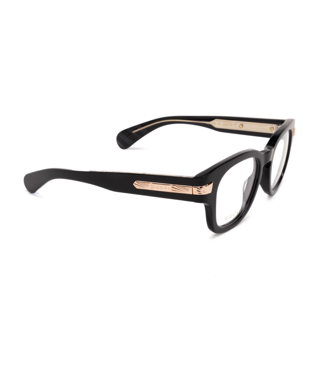 Gucci Eyewear Gg1518o Black Glasses - Black