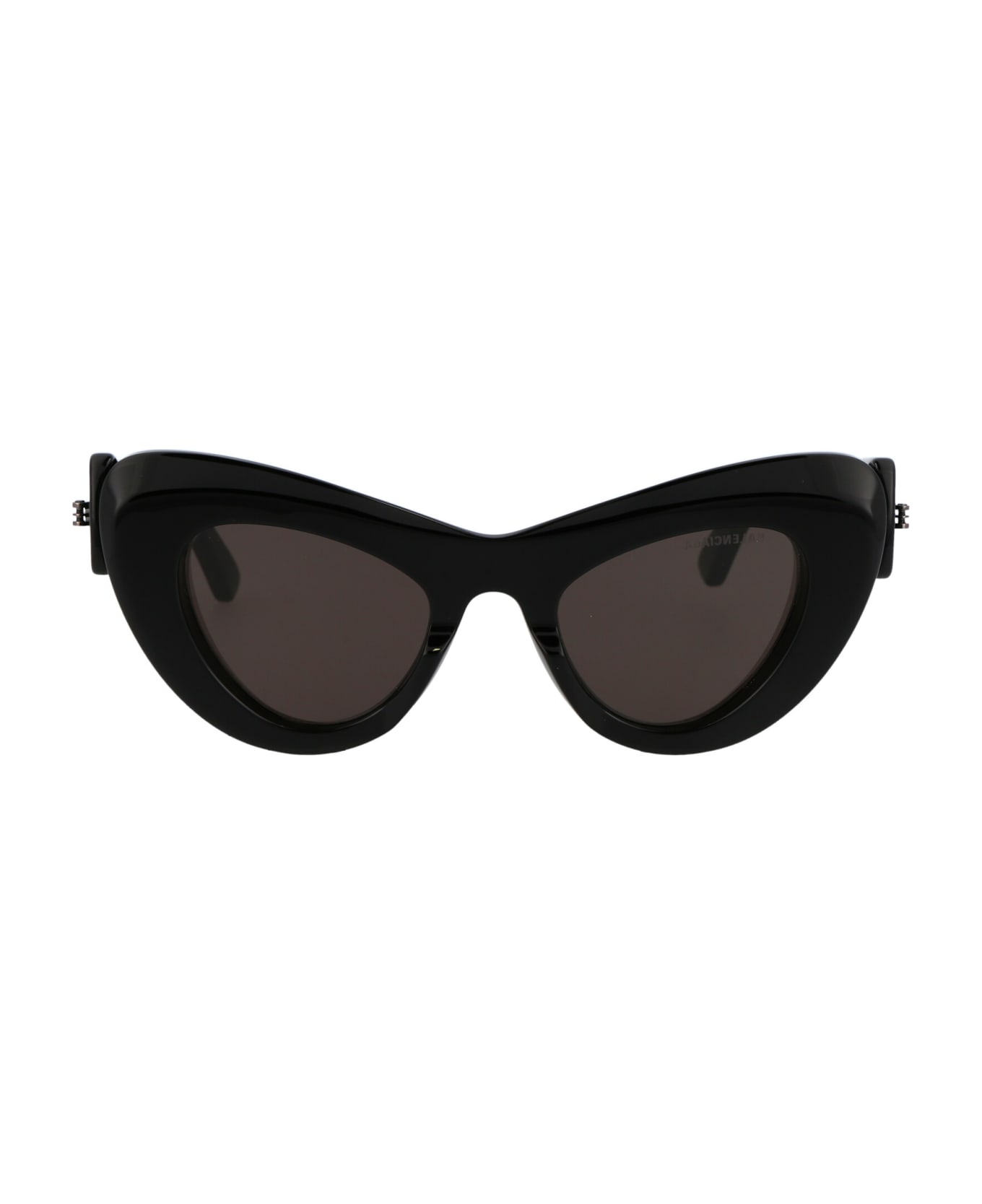 Balenciaga Eyewear Bb0204s Sunglasses - 001 BLACK BLACK GREY サングラス