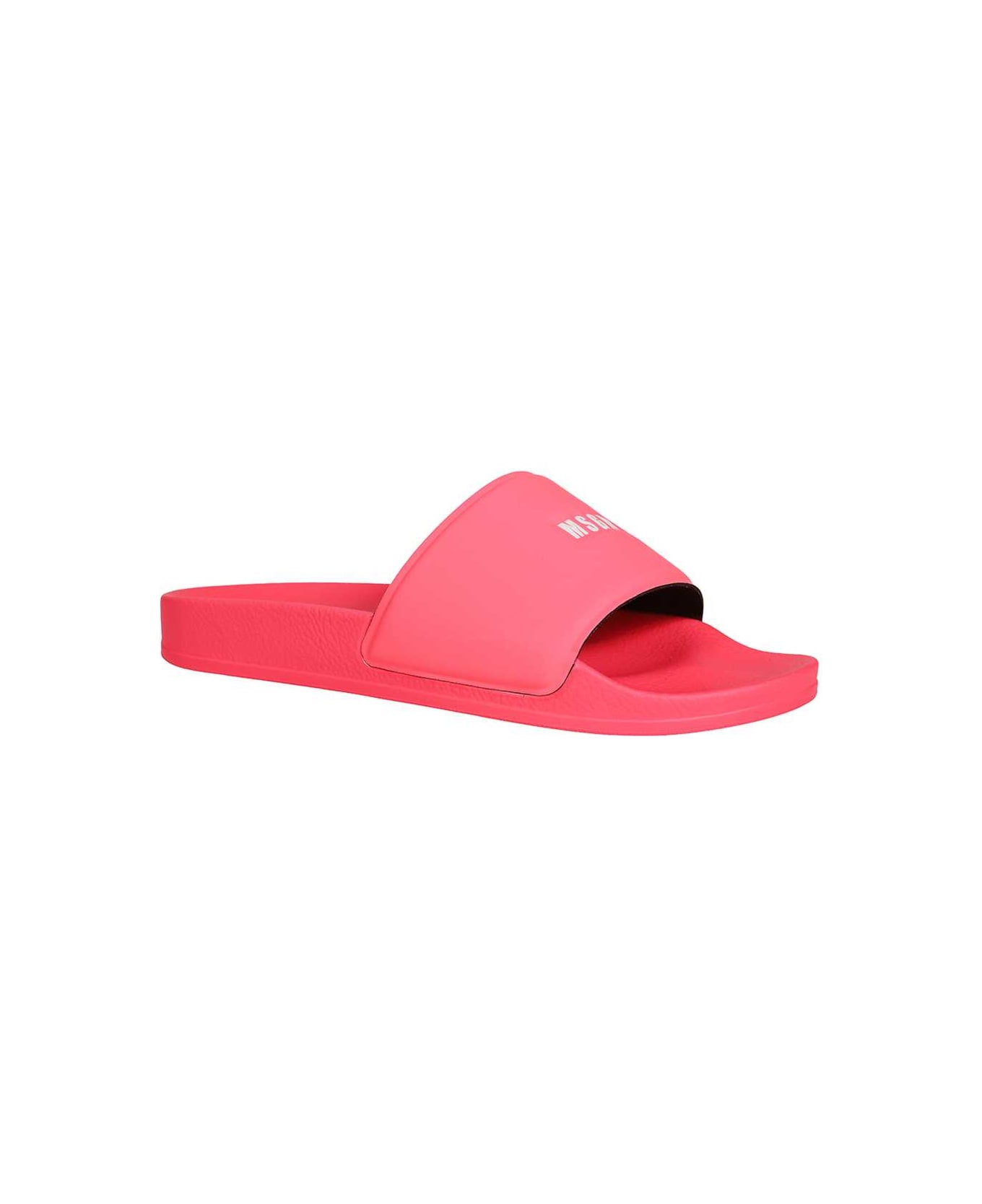 MSGM Slides With Logo - Fuchsia