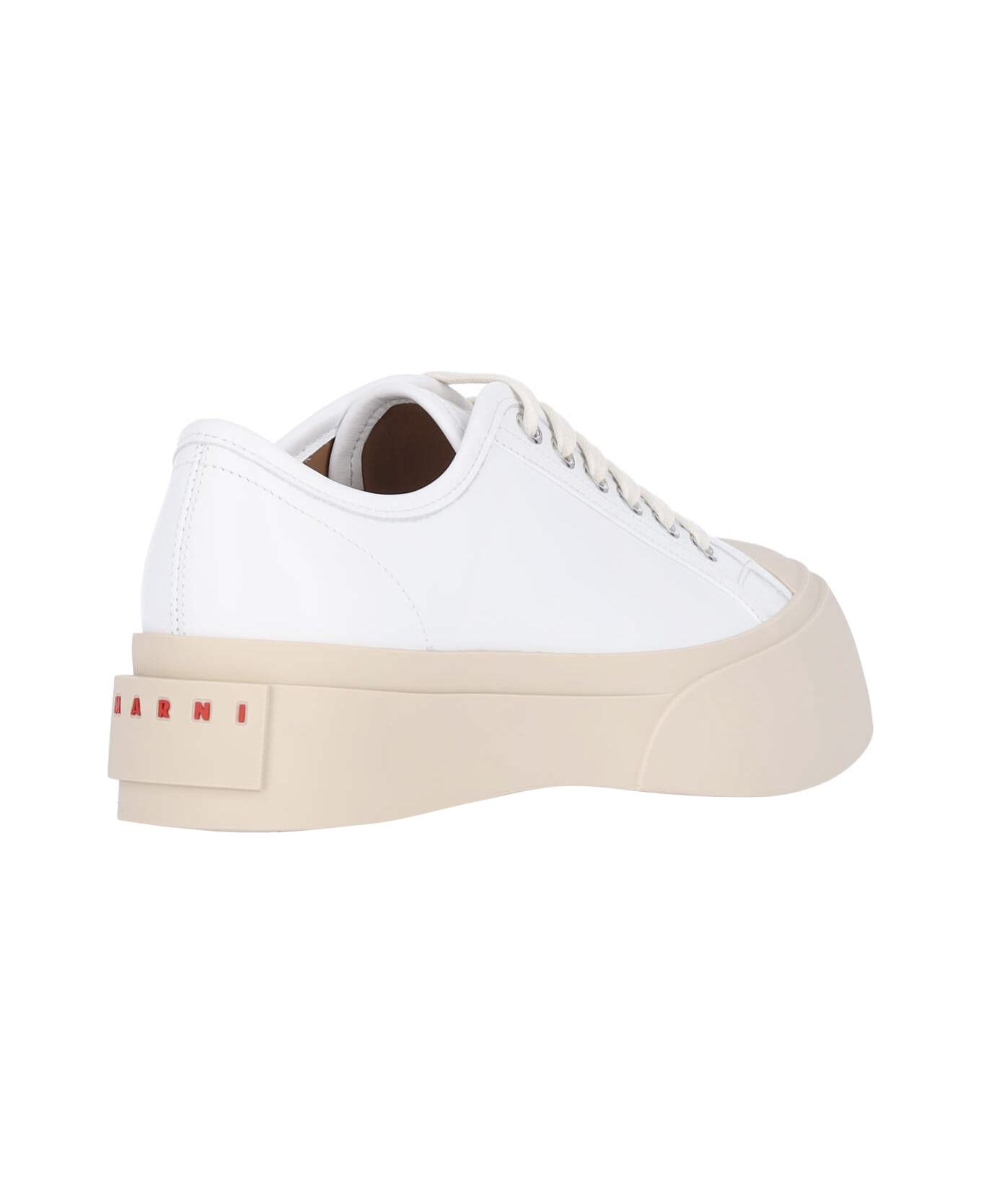 Marni White Leather Pablo Sneakers - White