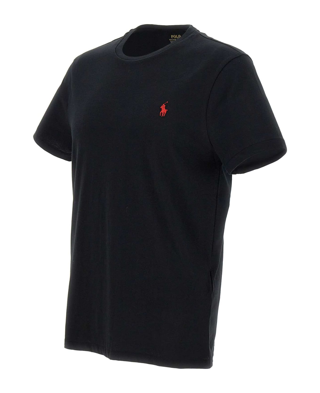 Polo Ralph Lauren Cotton T-shirt - BLACK