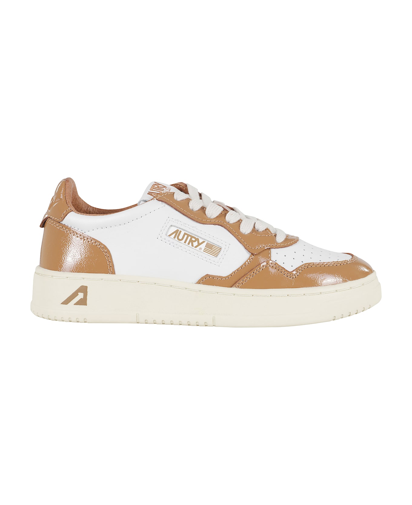 Autry Medalist Low Sneaker - White Brnsug