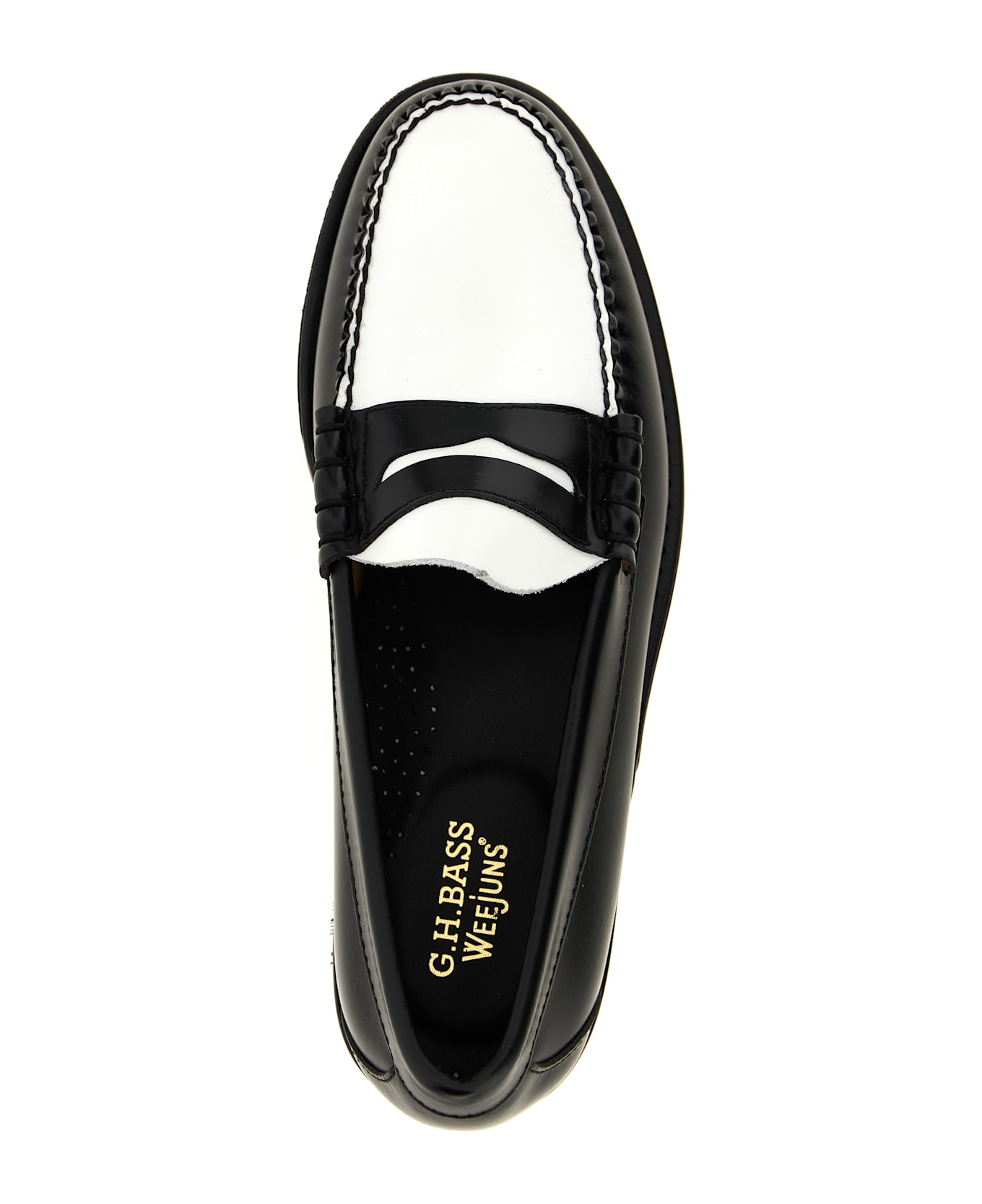 G.H.Bass & Co. 'weejuns Larson' Loafers - White/Black