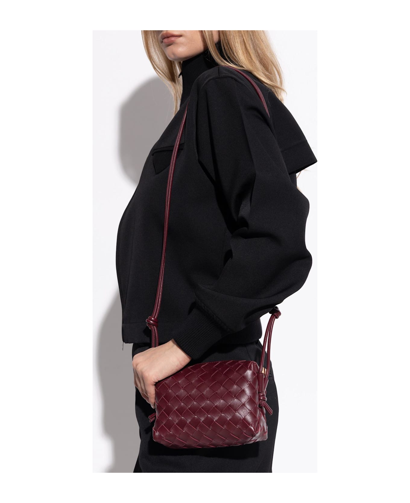 Bottega Veneta Shoulder Bag 'loop Mini' - BORDEAUX
