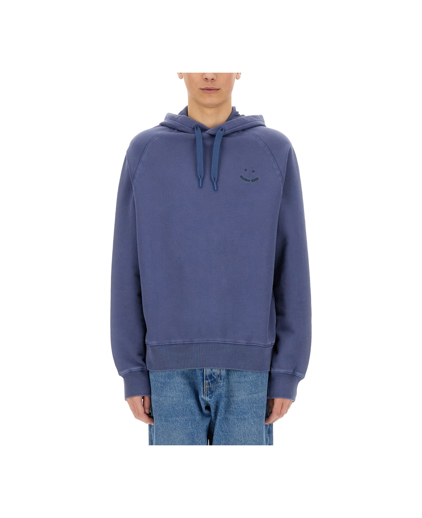 PS by Paul Smith "happy" Hoodie - BLUE