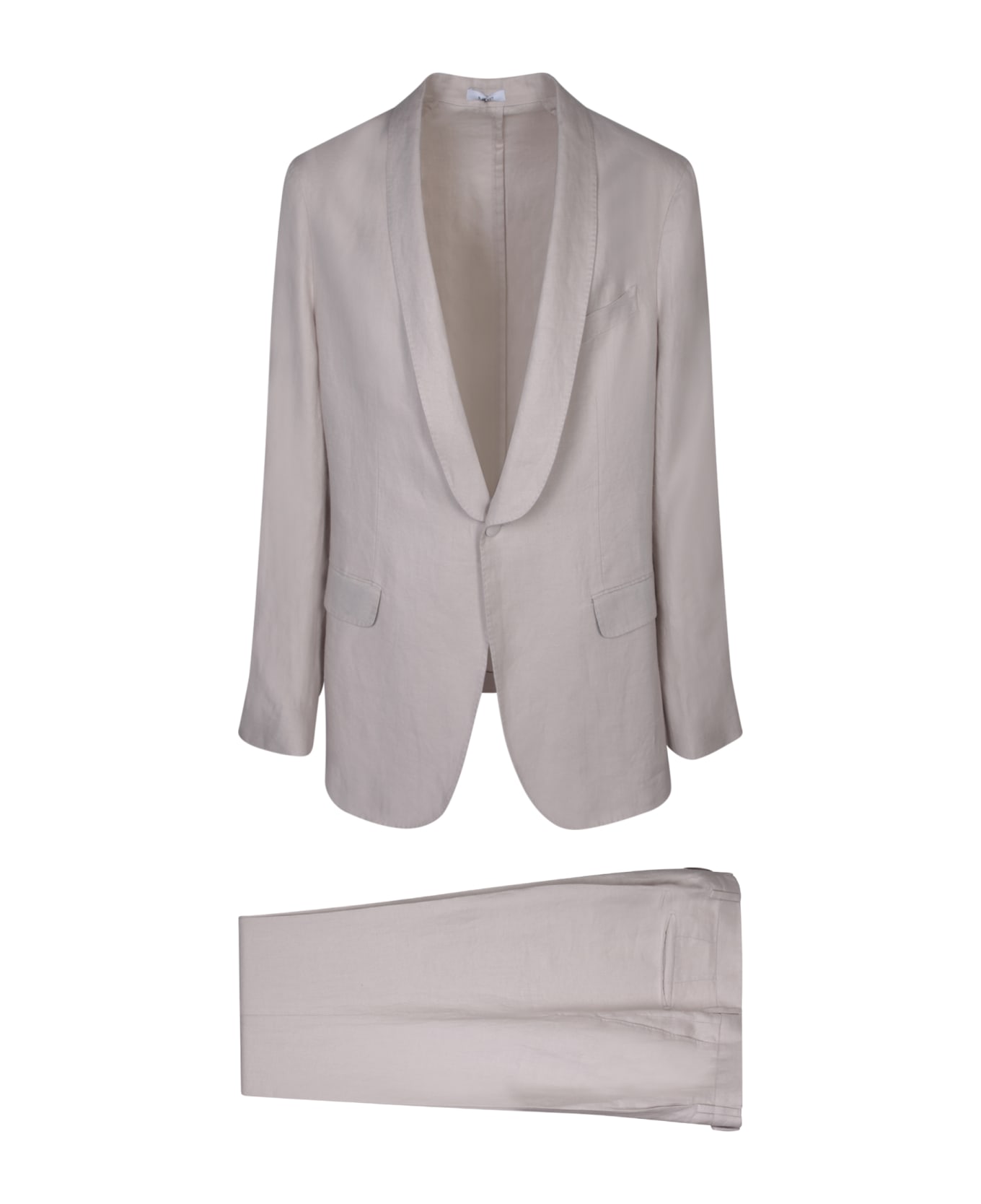 Boglioli Cream Suit - White