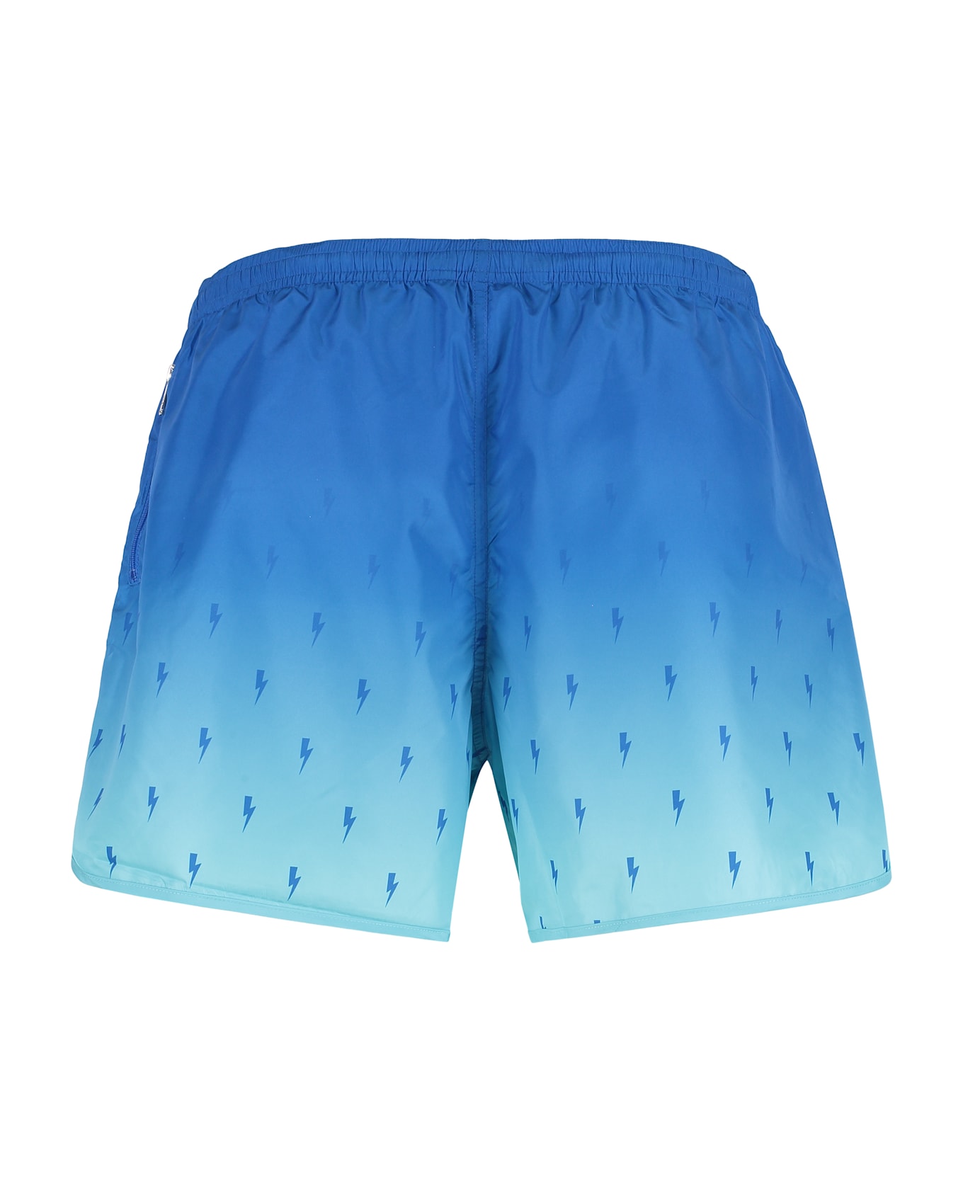 Neil Barrett Printed Swim Shorts - blue