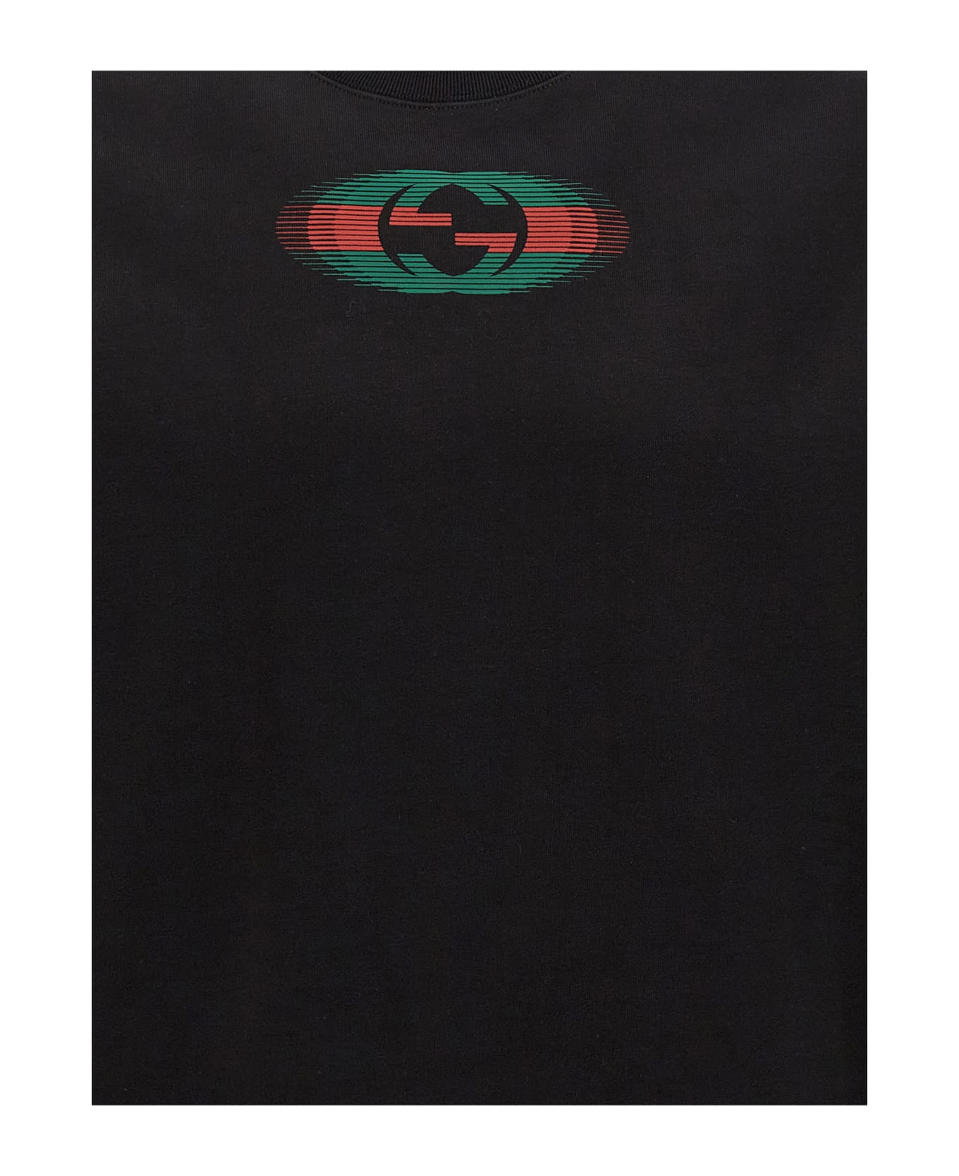 Gucci Logo Print Sweatshirt - Black  