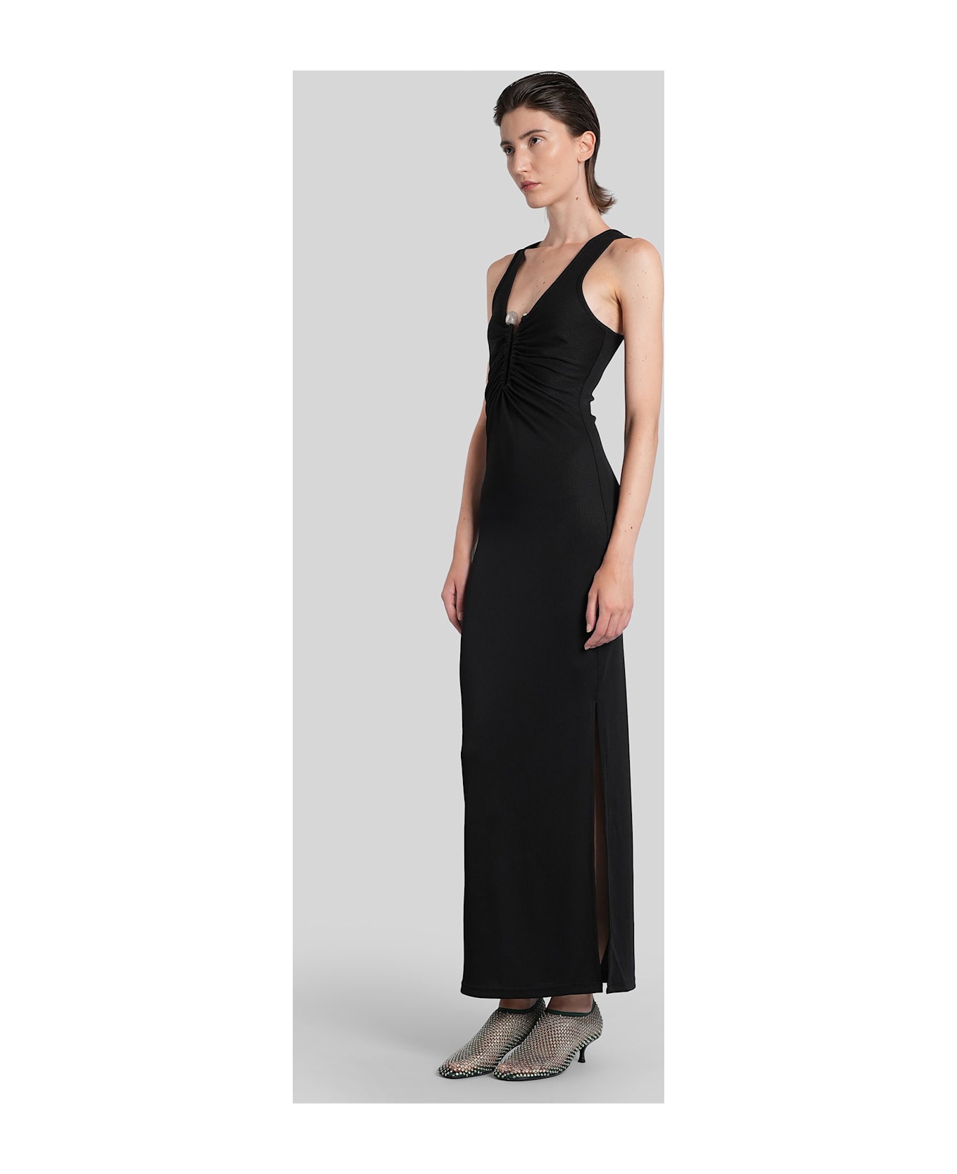 Christopher Esber Long Dress In Black Polyester - black