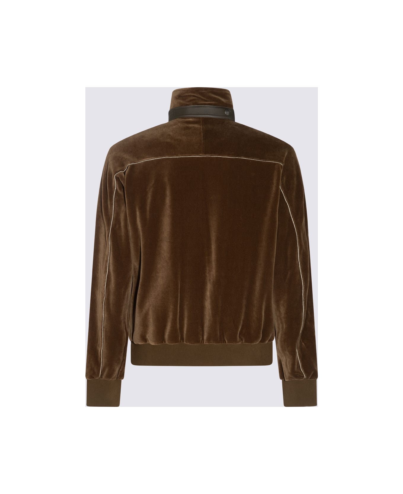 Tom Ford Dark Green Cotton Sweatshirt - OLIVE GREEN