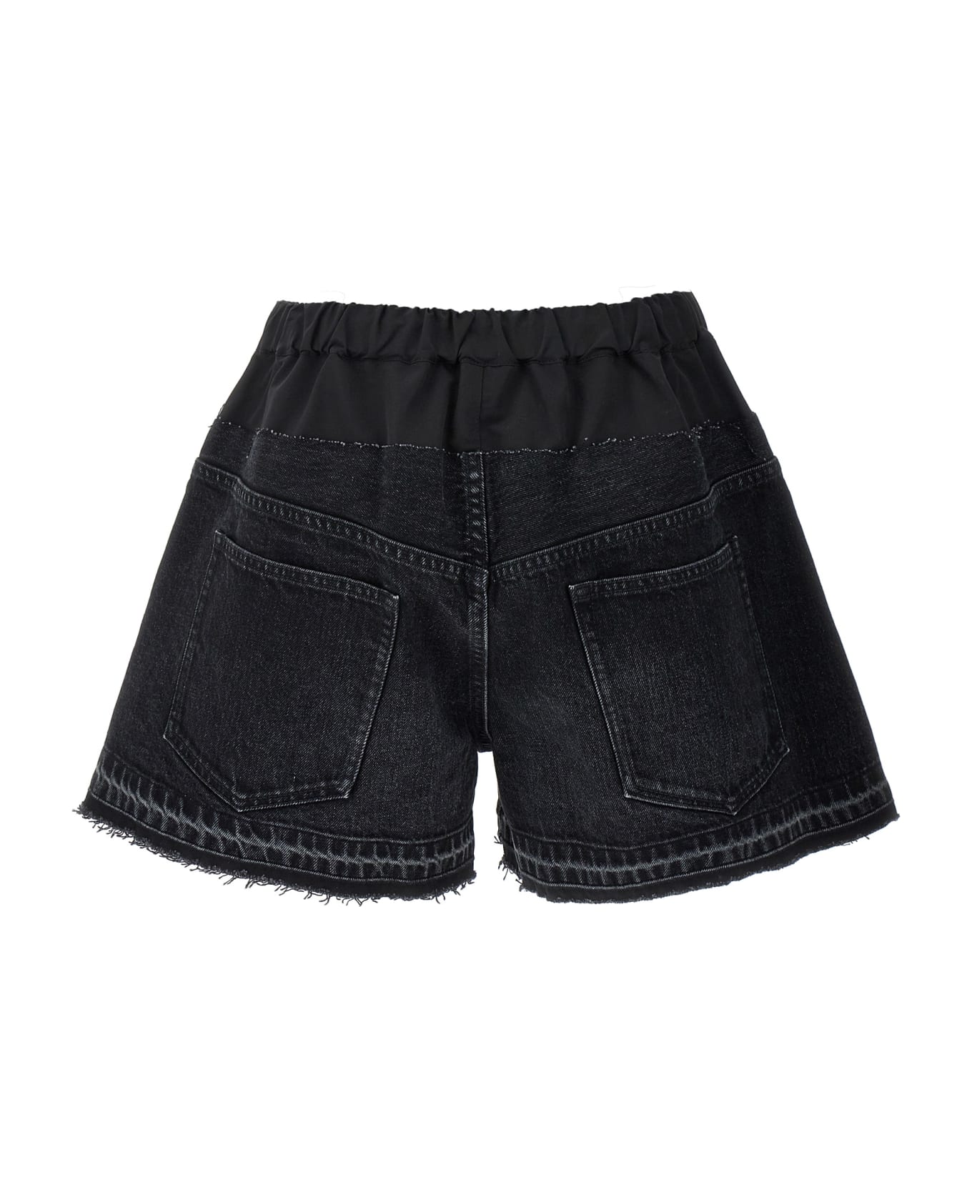 Sacai Denim Shorts - Black  