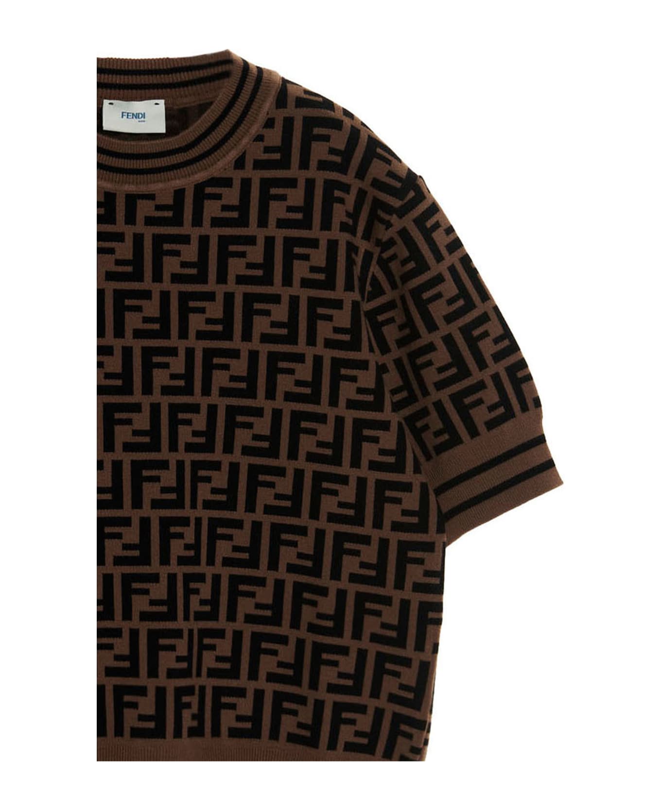 Fendi 'ff Sweater - Brown