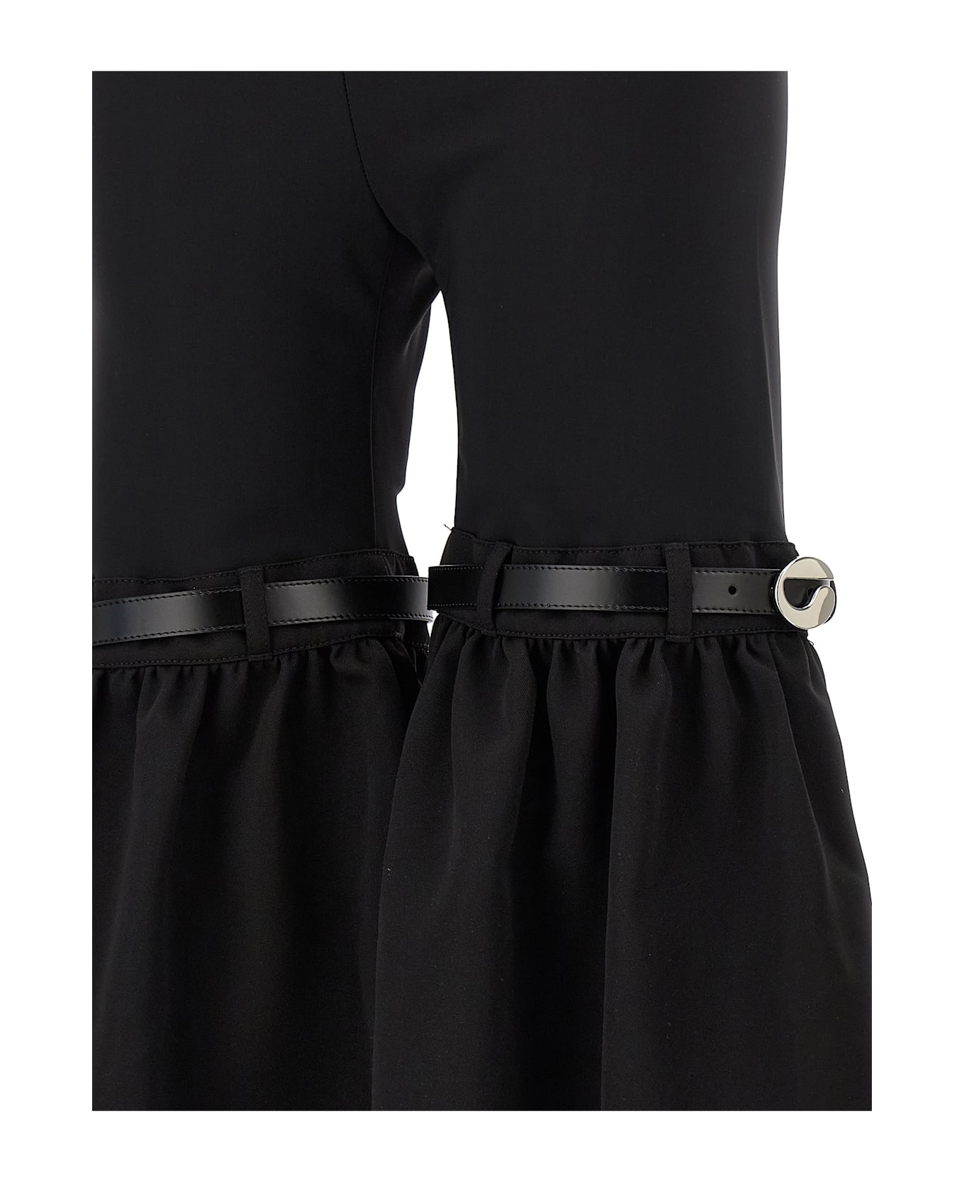 Coperni Flare
 Black Polyamide Blend Pants - Black