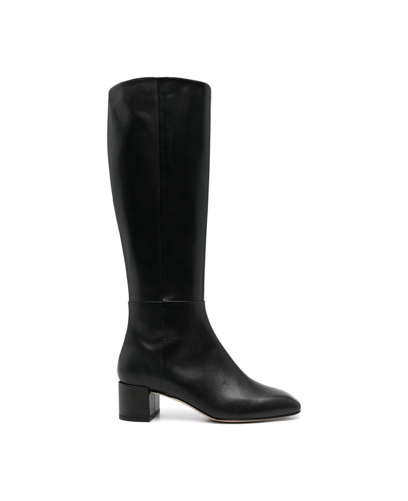 aeyde Laura Calf Leather Black - Black