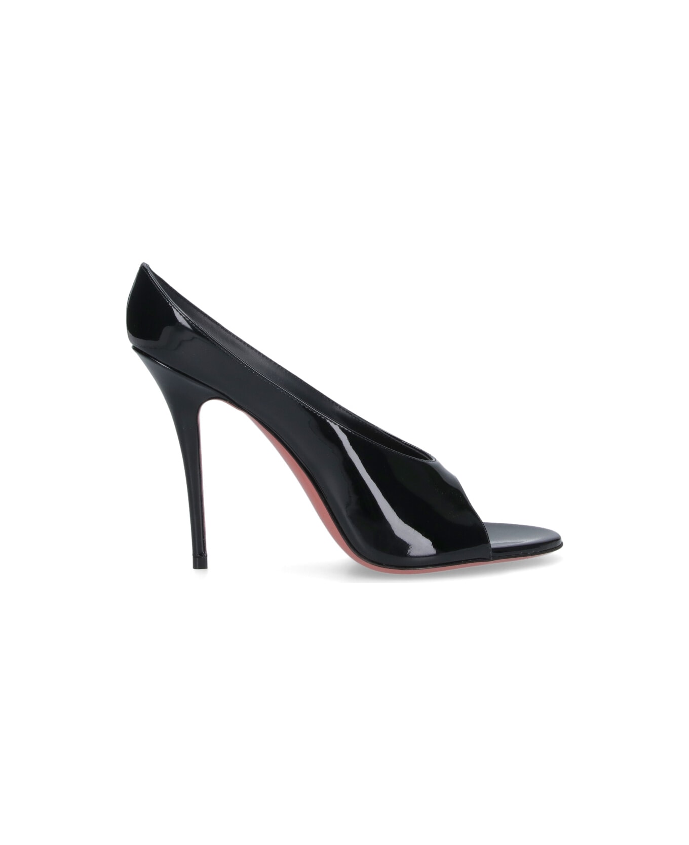 Amina Muaddi "anok Slipper" Pumps Sandals - Black  