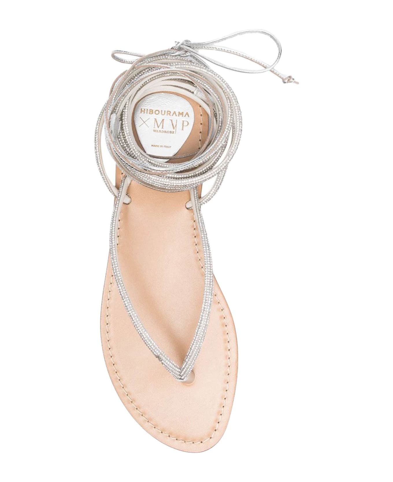 MVP Wardrobe Diamond Sandals - CRYSTAL (Silver)