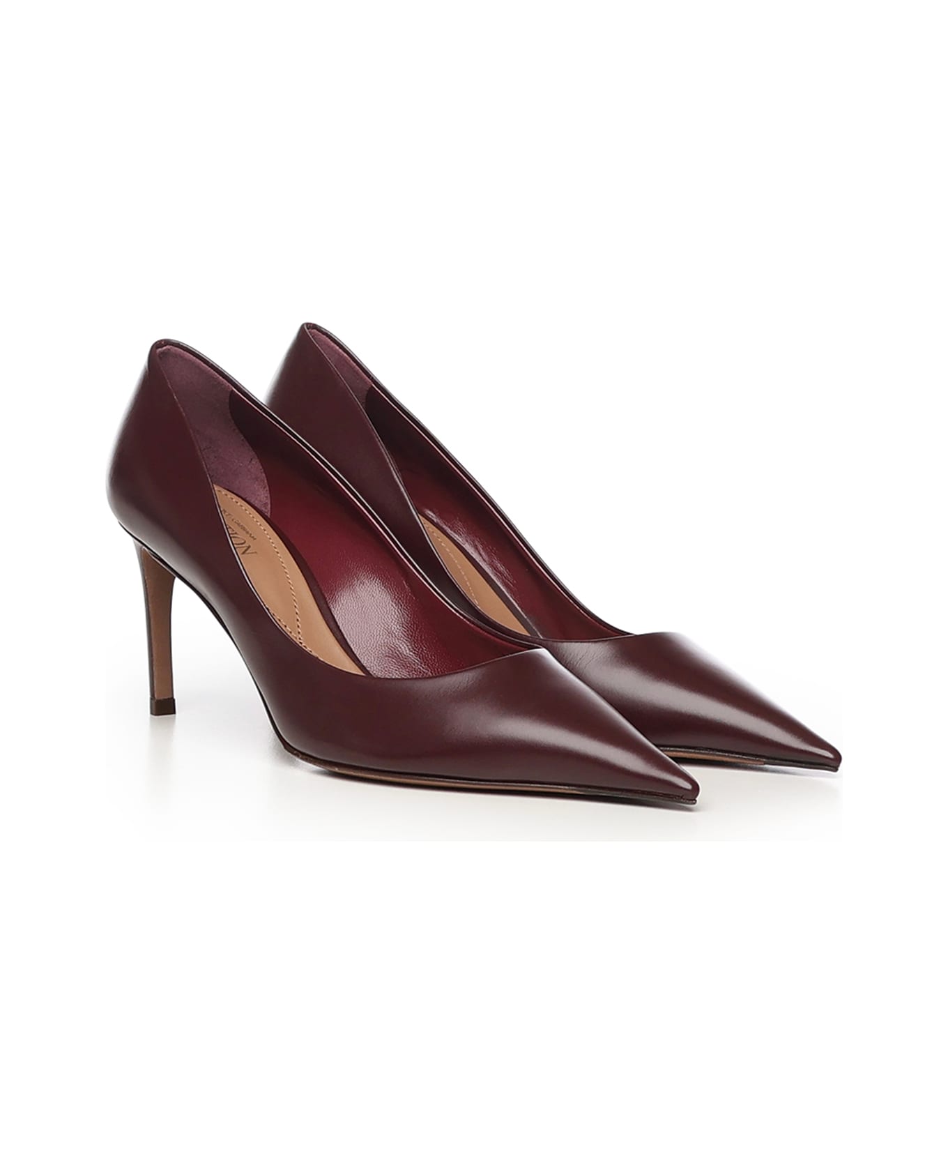 Dolce 
Gabbana Devotion Leather Pumps - Bordeaux