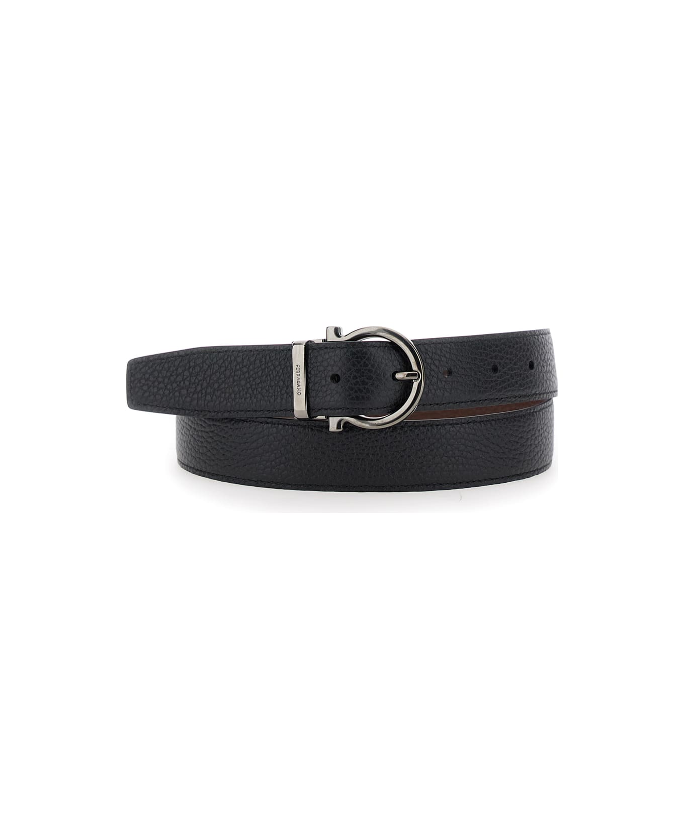 Ferragamo Double Adjus - Brown