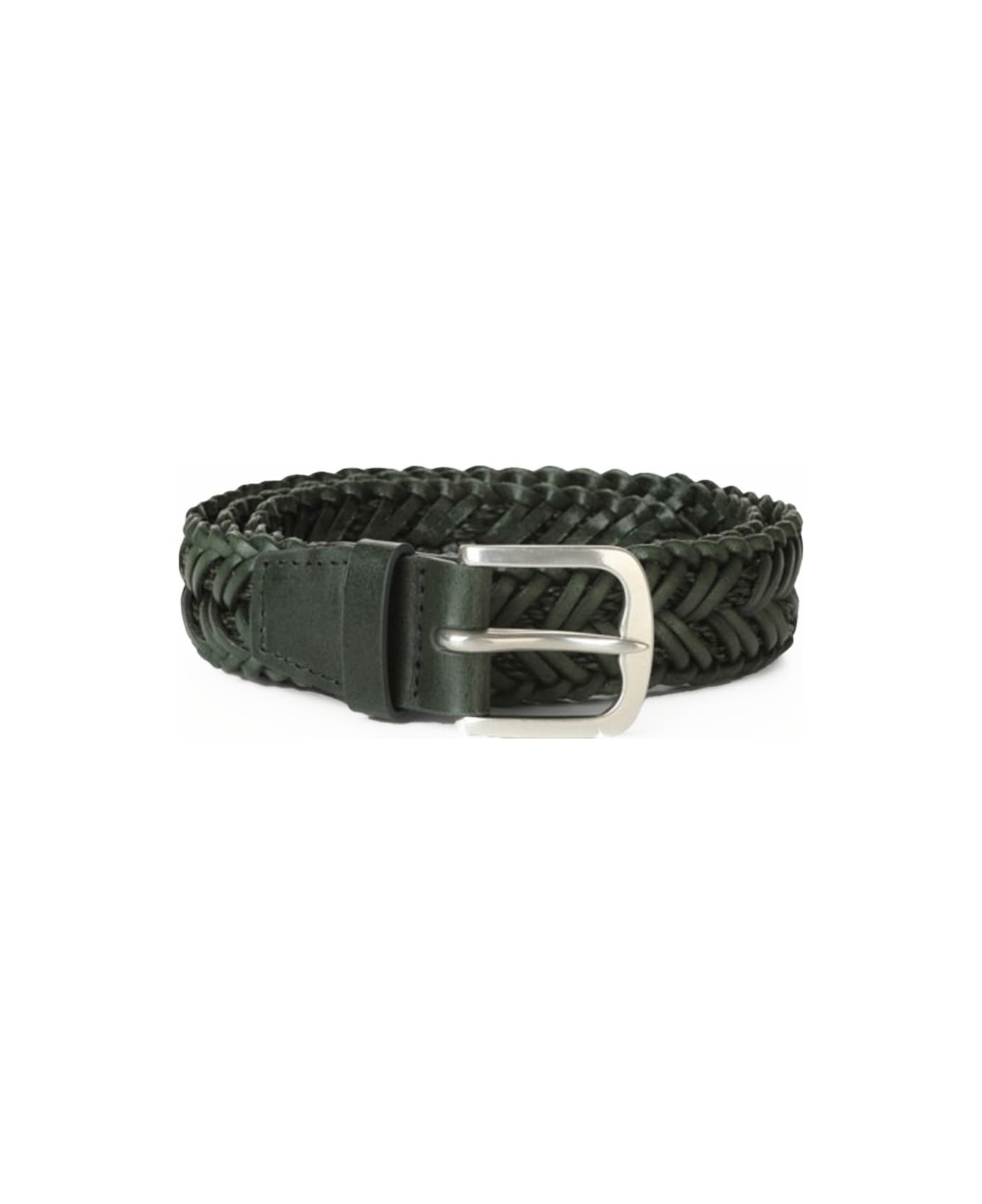 Orciani Green Leather Belt - VERDE