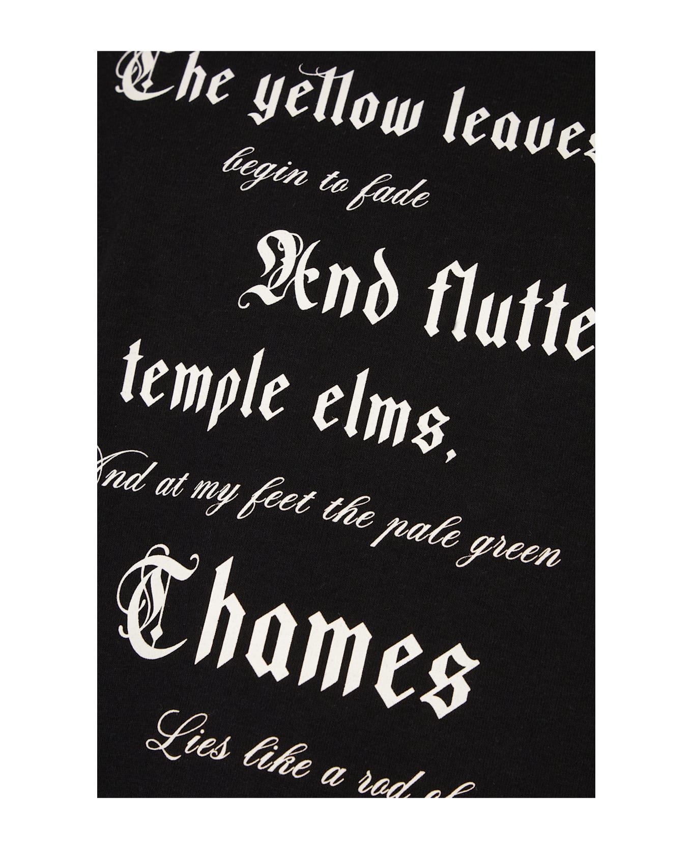 Alexander McQueen Black Cotton T-shirt - BLACK IVORY