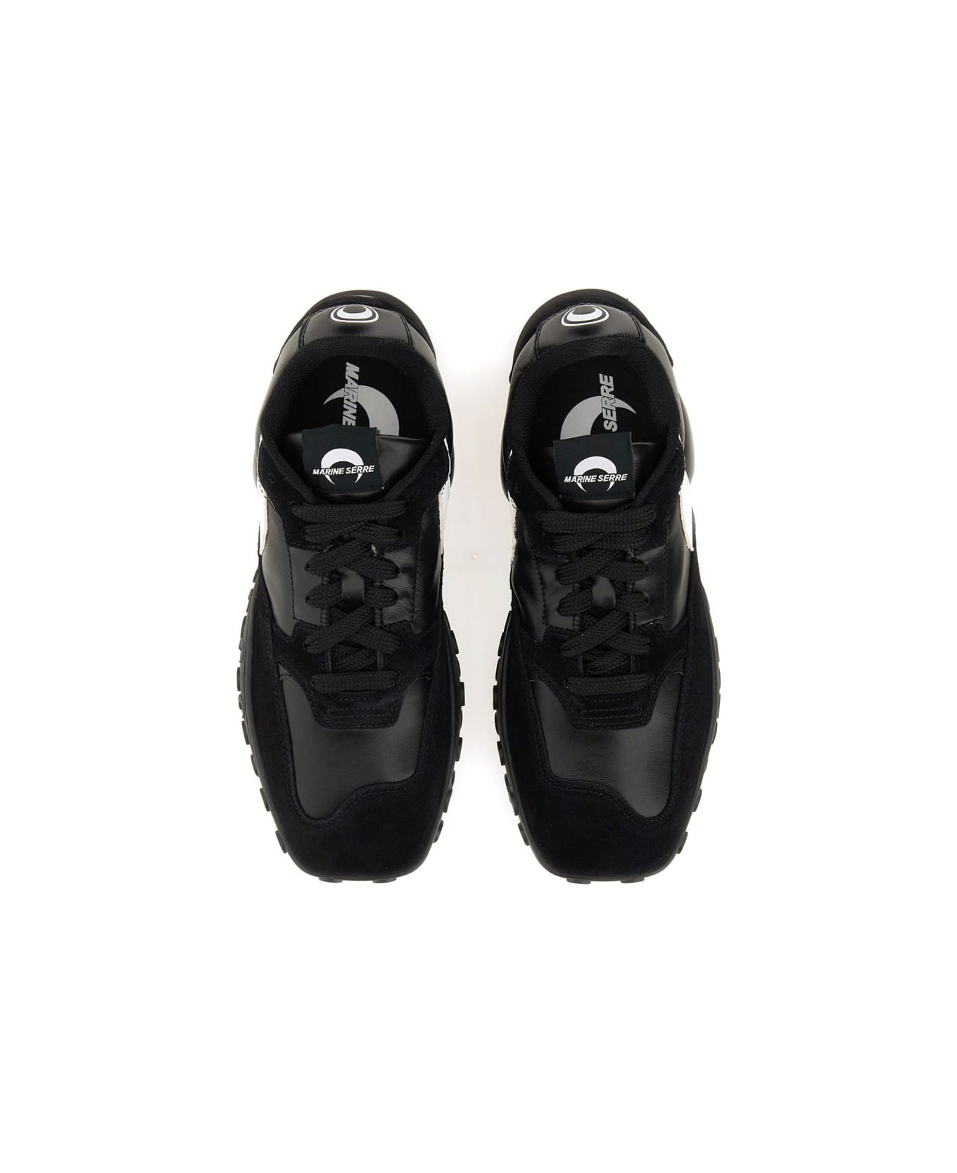 Marine Serre Sneaker "ms Rise" - BLACK