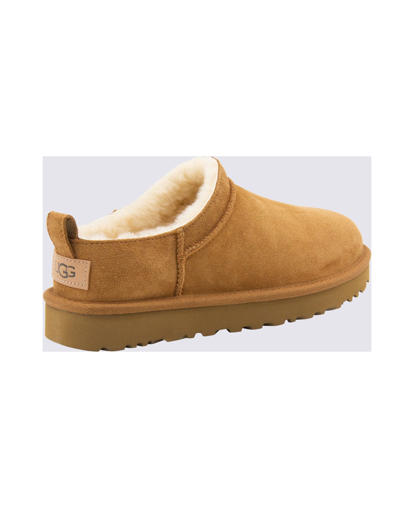 UGG Camel Leather Flats - Chestnut