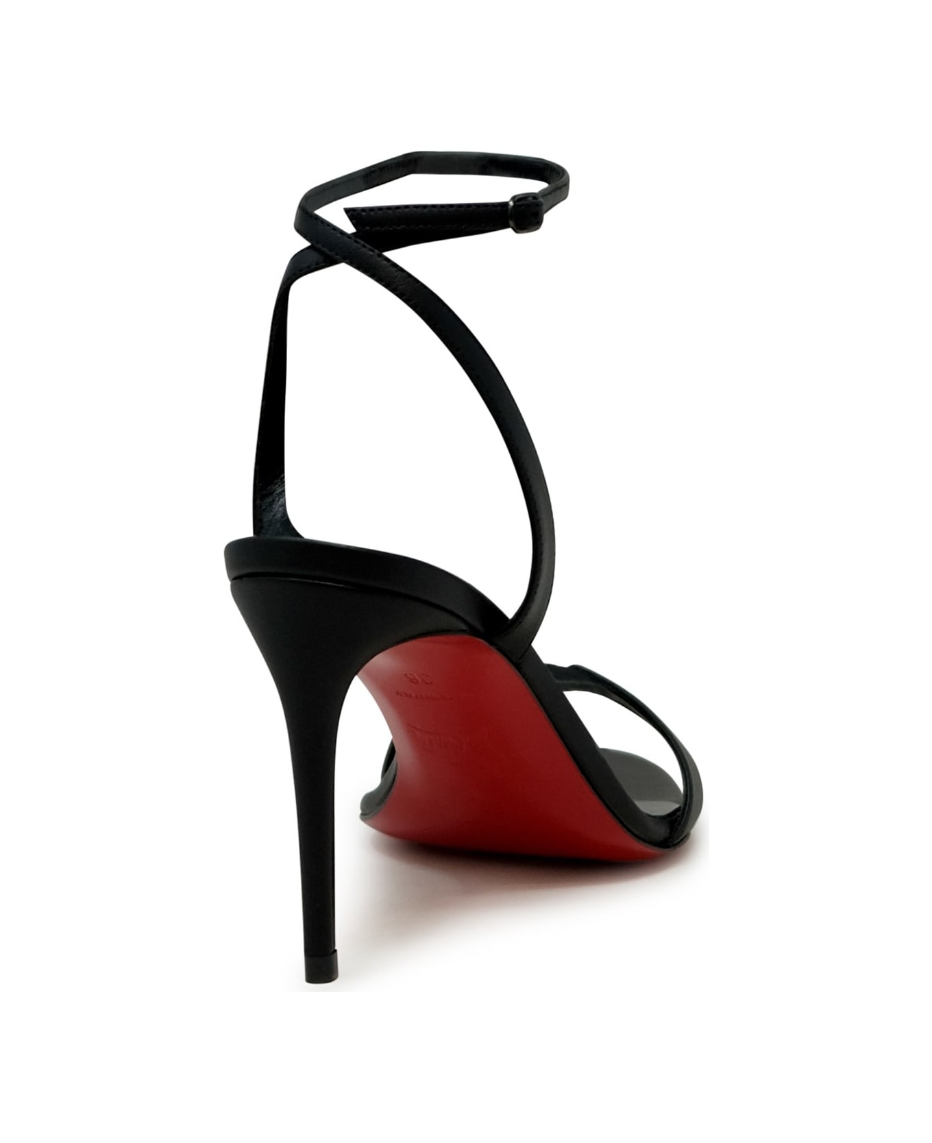 Christian Louboutin Black Nappa/lining Loubigirl 85 Sandals - BLACK