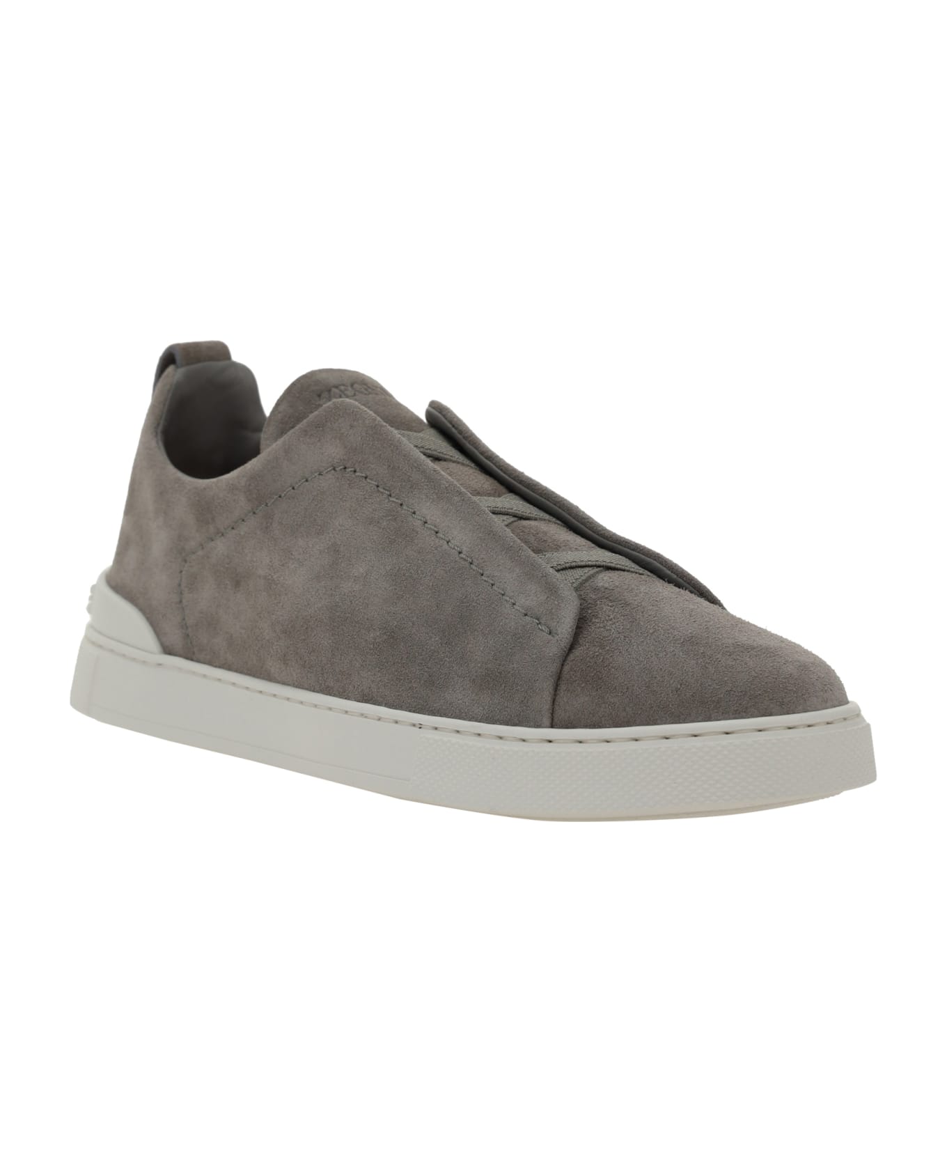Zegna Suede Leather Sneakers