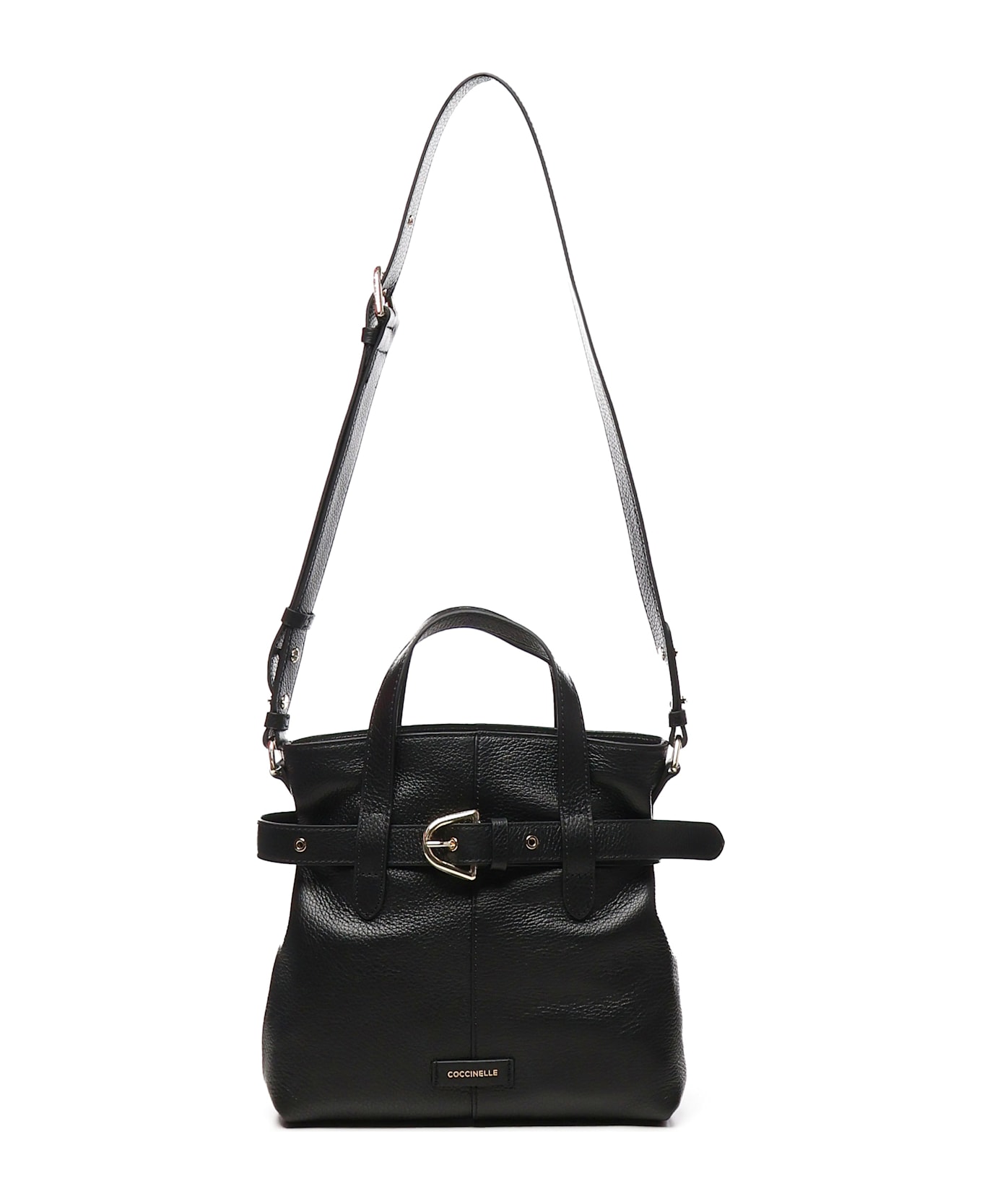 Coccinelle Bucket Bag With Buckle - Black