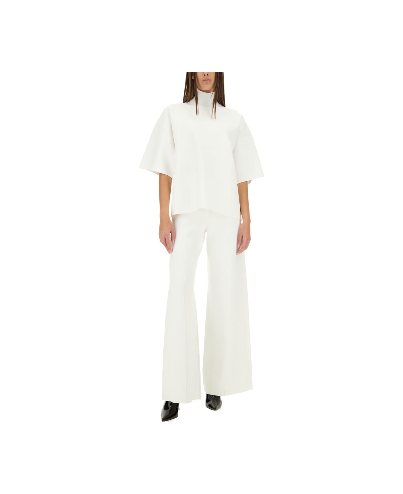 Theory Turtleneck Top - WHITE