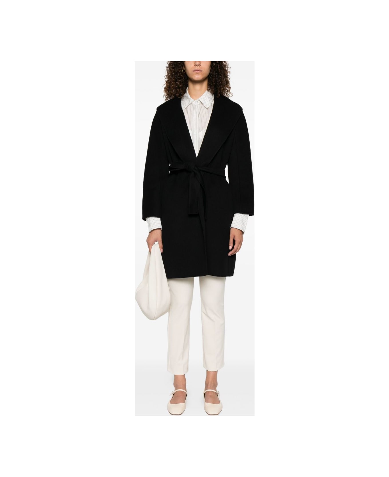 
S Max Mara Felice Crop Pants - White