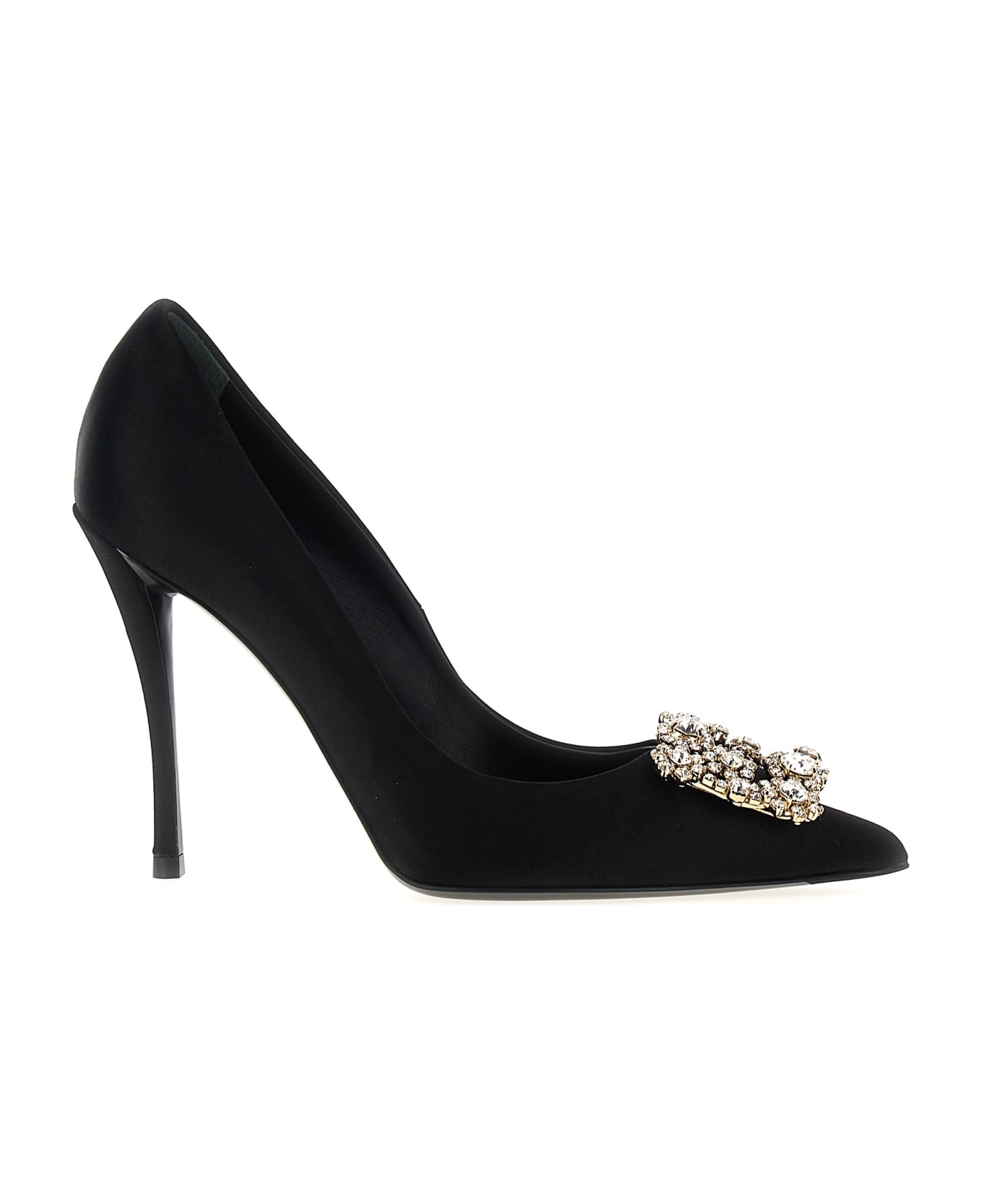 Roger Vivier 'flower Strass' Pumps - Black  