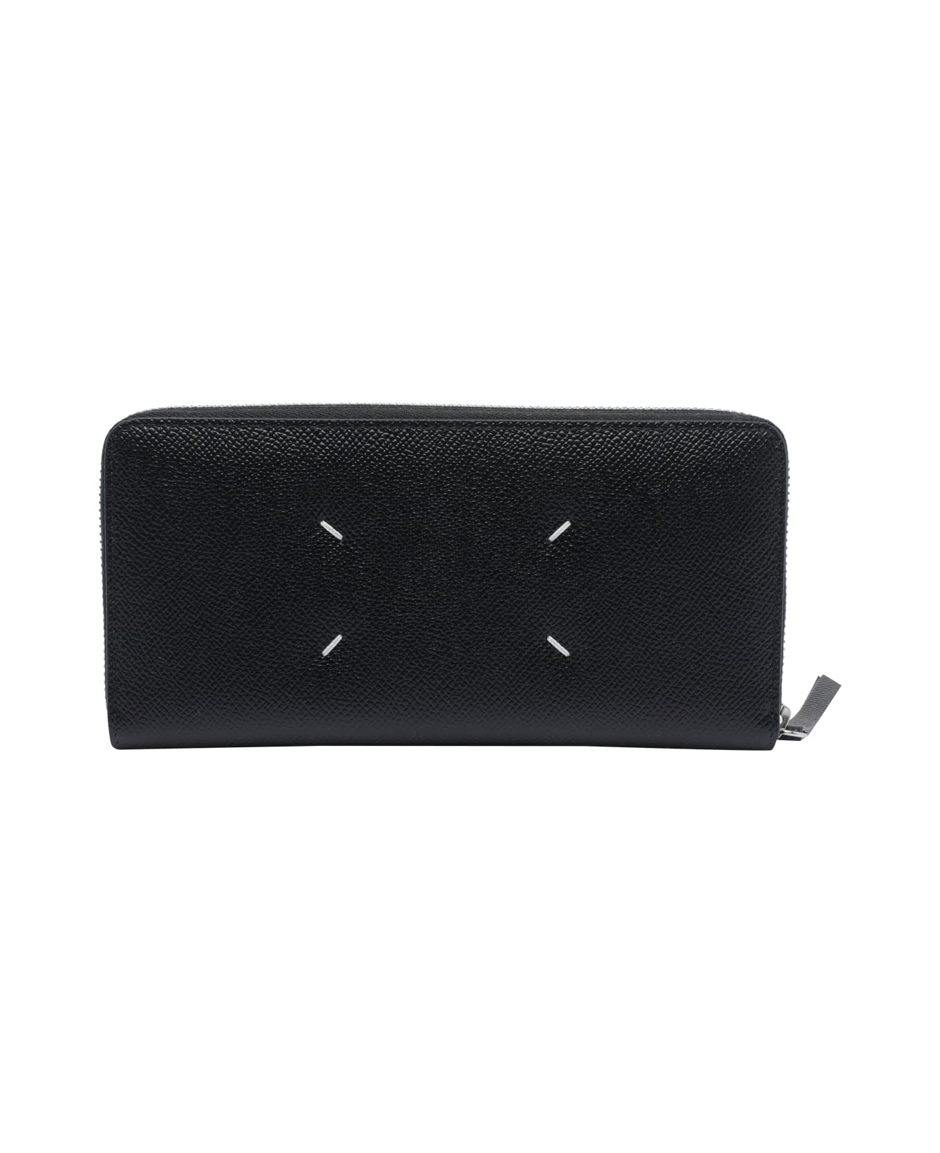 Maison Margiela Continental Four Stitches Wallet - Black