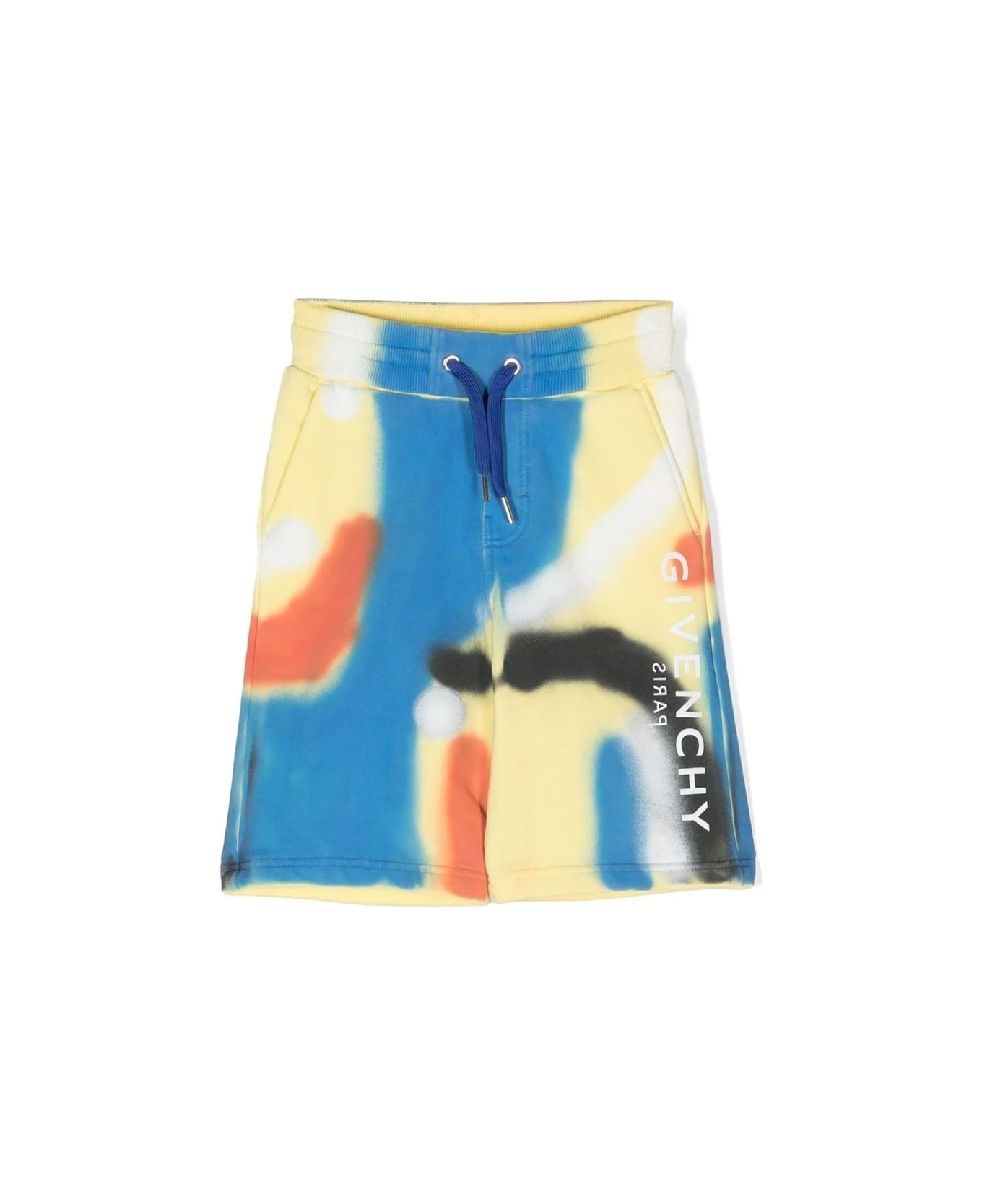 Givenchy Multicolor Bermuda Shorts Side Logo - MULTICOLOUR